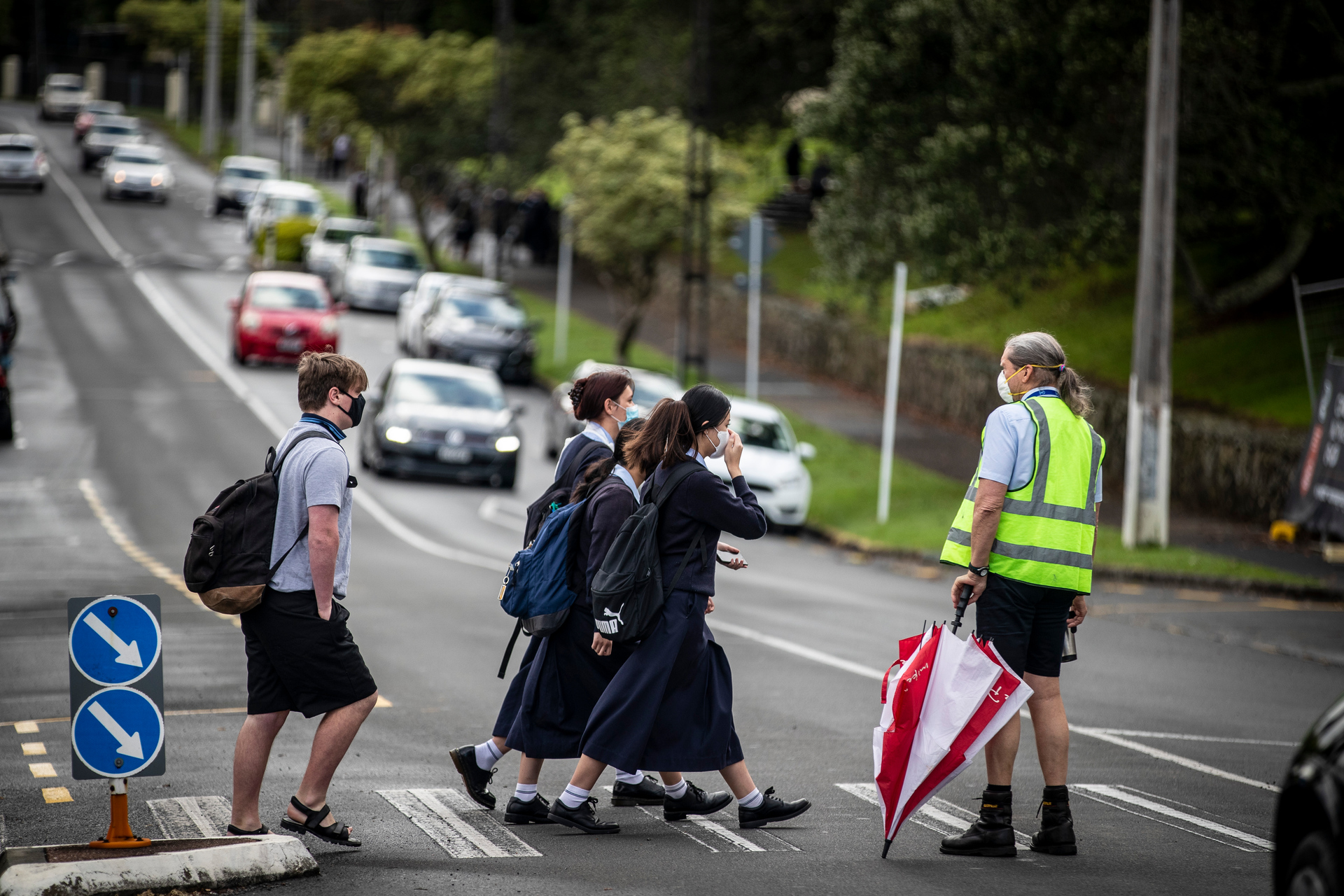 A lack of a mask policy for when schools return for term two is concerning some health experts. Photo / Michael Craig