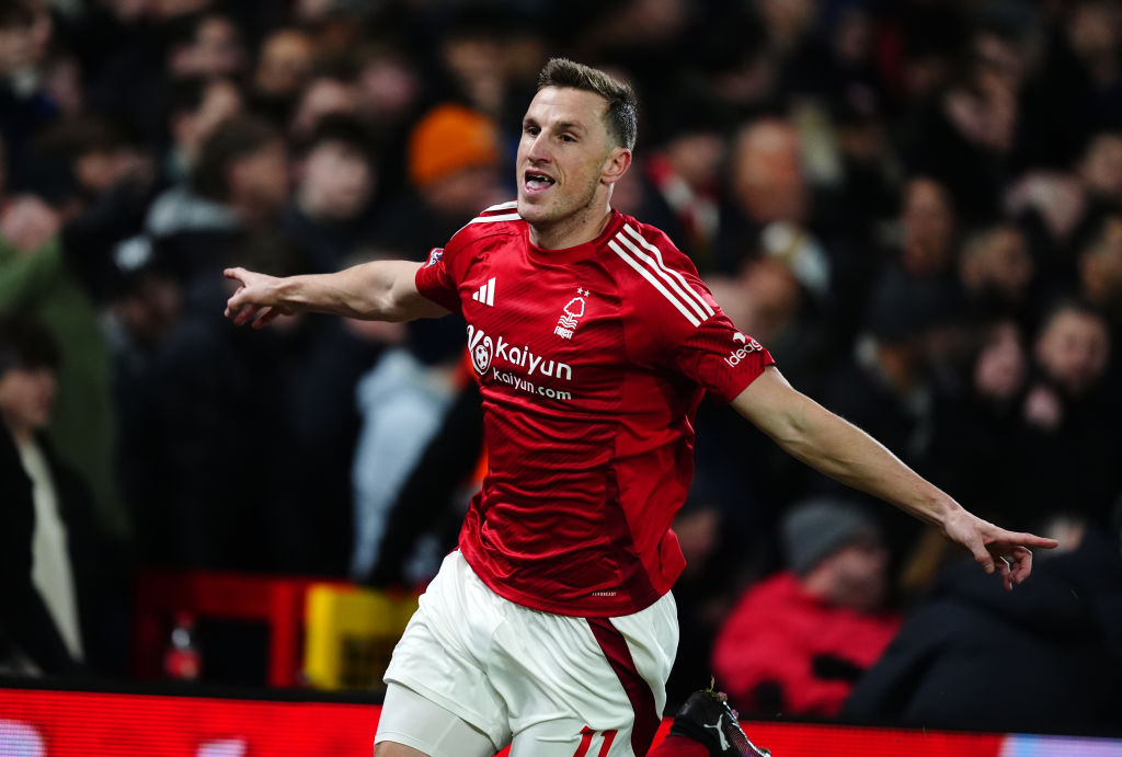 Chris Wood has had a season to remember with Nottingham Forest. Photo / Getty Images