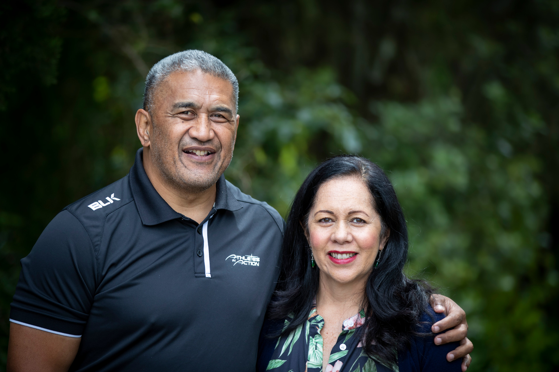 Frances Tagaloa (right) and her partner Timo Tagaloa. Frances spoke at hearings into abuse in the care of the Catholic Church this week. Photo / Michael Craig 