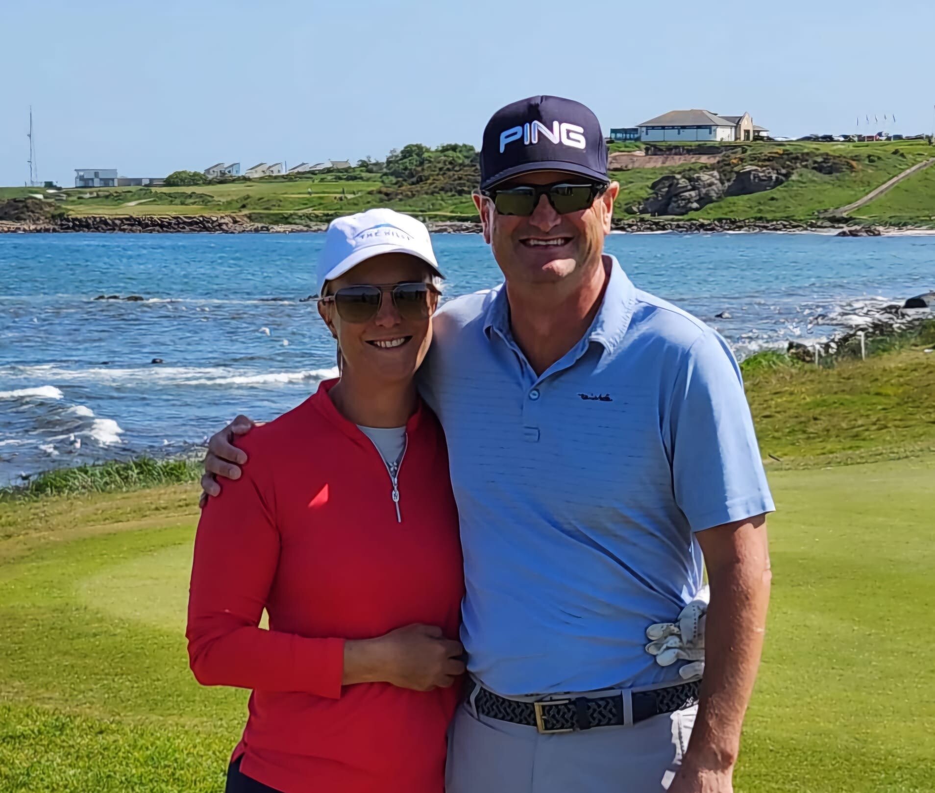 Hamish Edwards and his wife Tineke. 