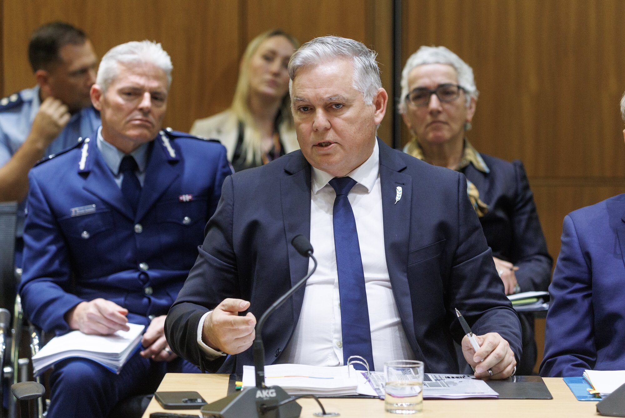 Police Minister Mark Mitchell.