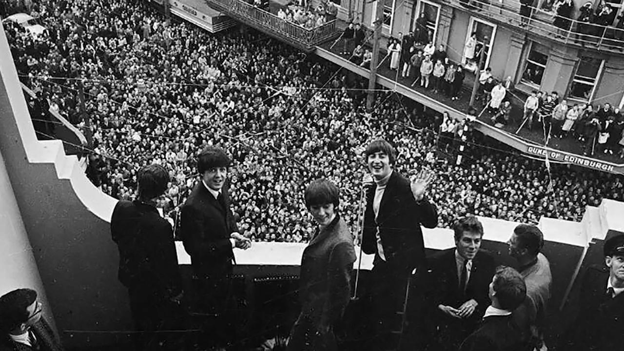 The Beatles at Hotel St George. Photo / Supplied