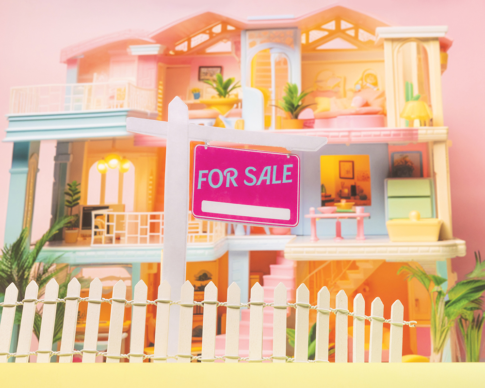 It has taken many architectural forms over the decades, but one aspect of the Barbie Dreamhouse has remained consistent: its lone occupant. Photo / Elizabeth Renstrom, The New York Times