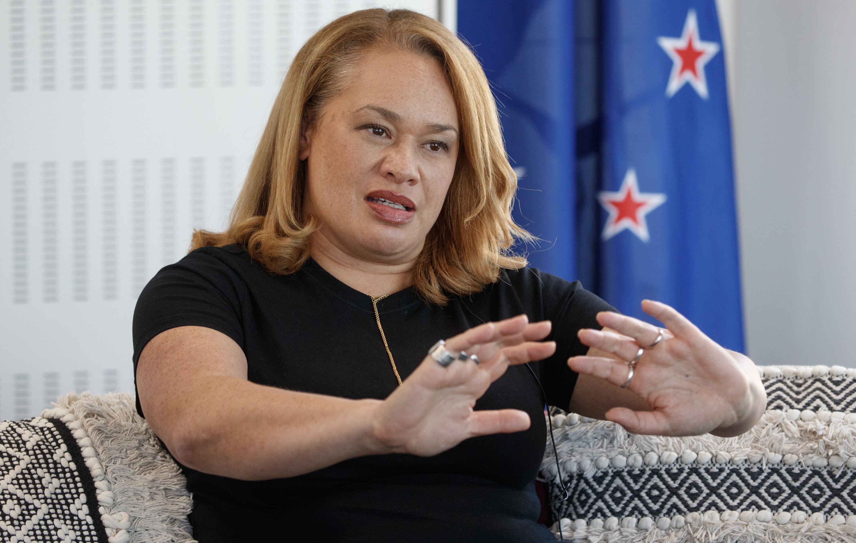 Wellington Mayor Tory Whanau wants to sell the council's airport shares and put the proceeds into a perpetual investment fund. Photo / Mark Mitchell