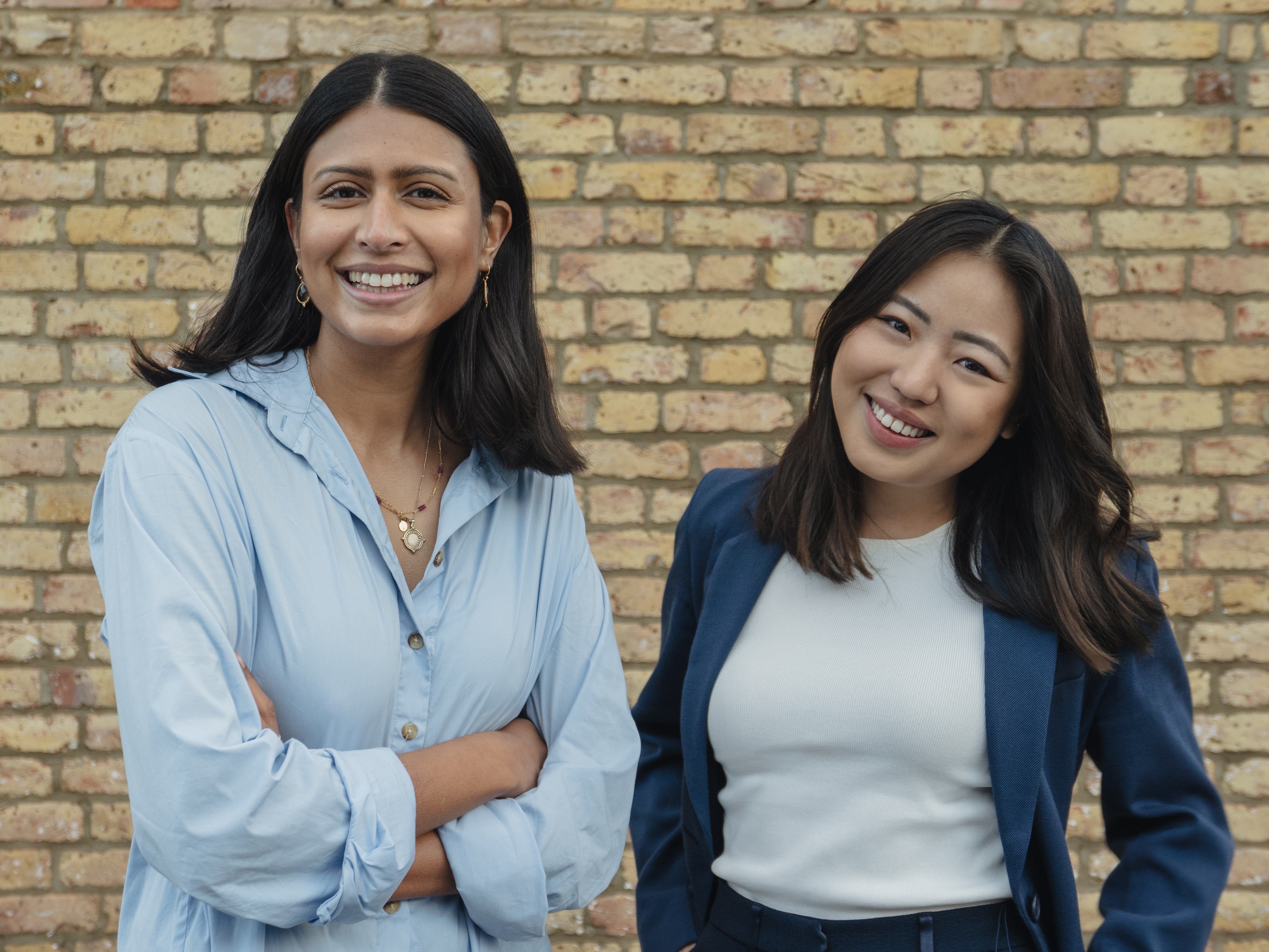 Rich & George co-founders Rishija Dolli (left) and Georgina Niu met while studying law at university. Photo / Supplied