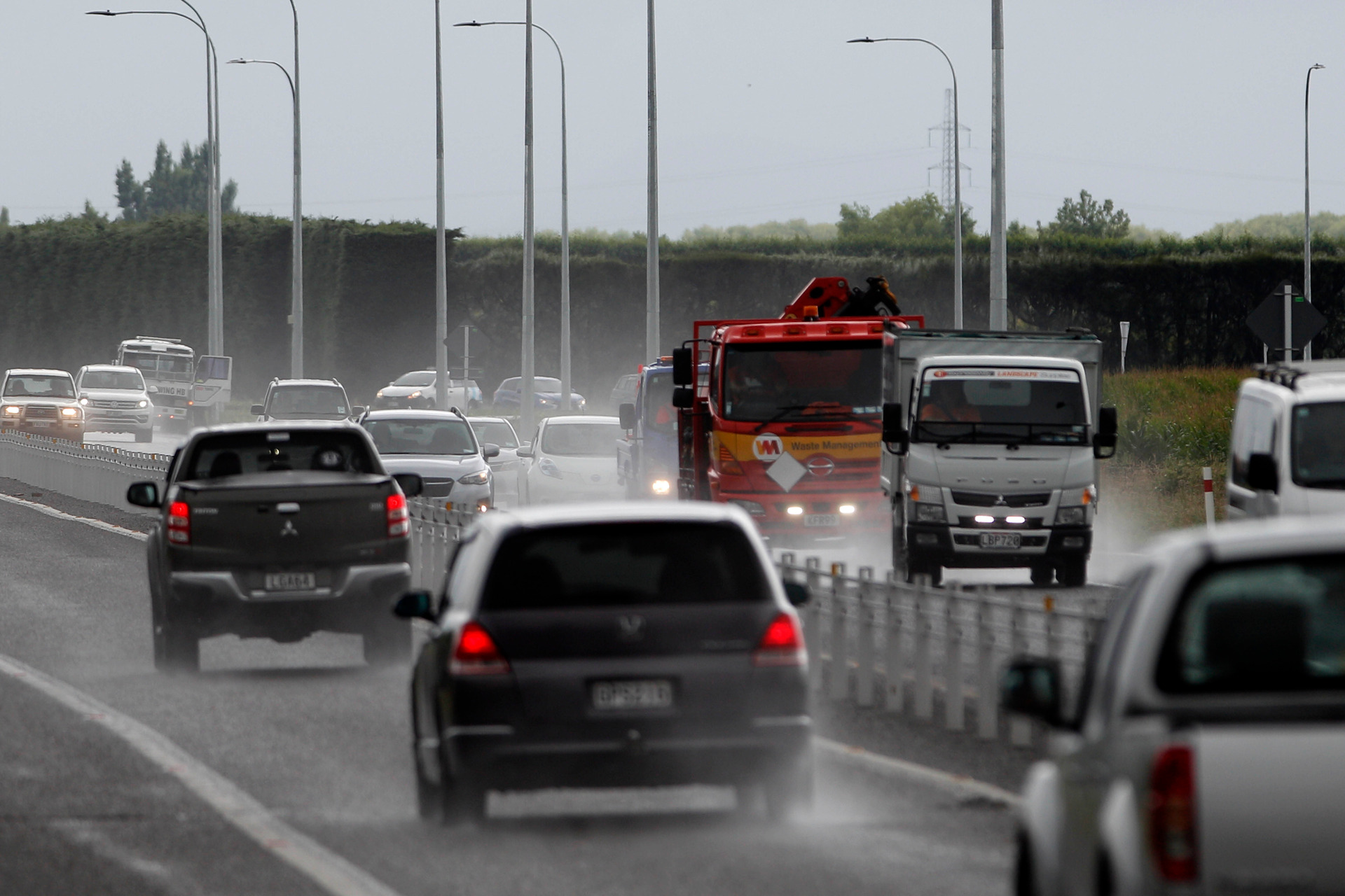 The Hawke's Bay Expressway remains two lanes for much of the journey, but that could change if National is elected. Photo / NZME