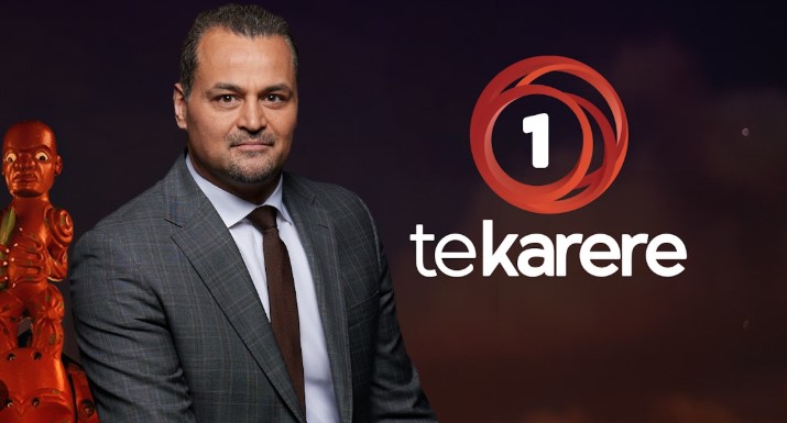 Scotty Morrison hosts Te Karere on TVNZ. Photo / TVNZ