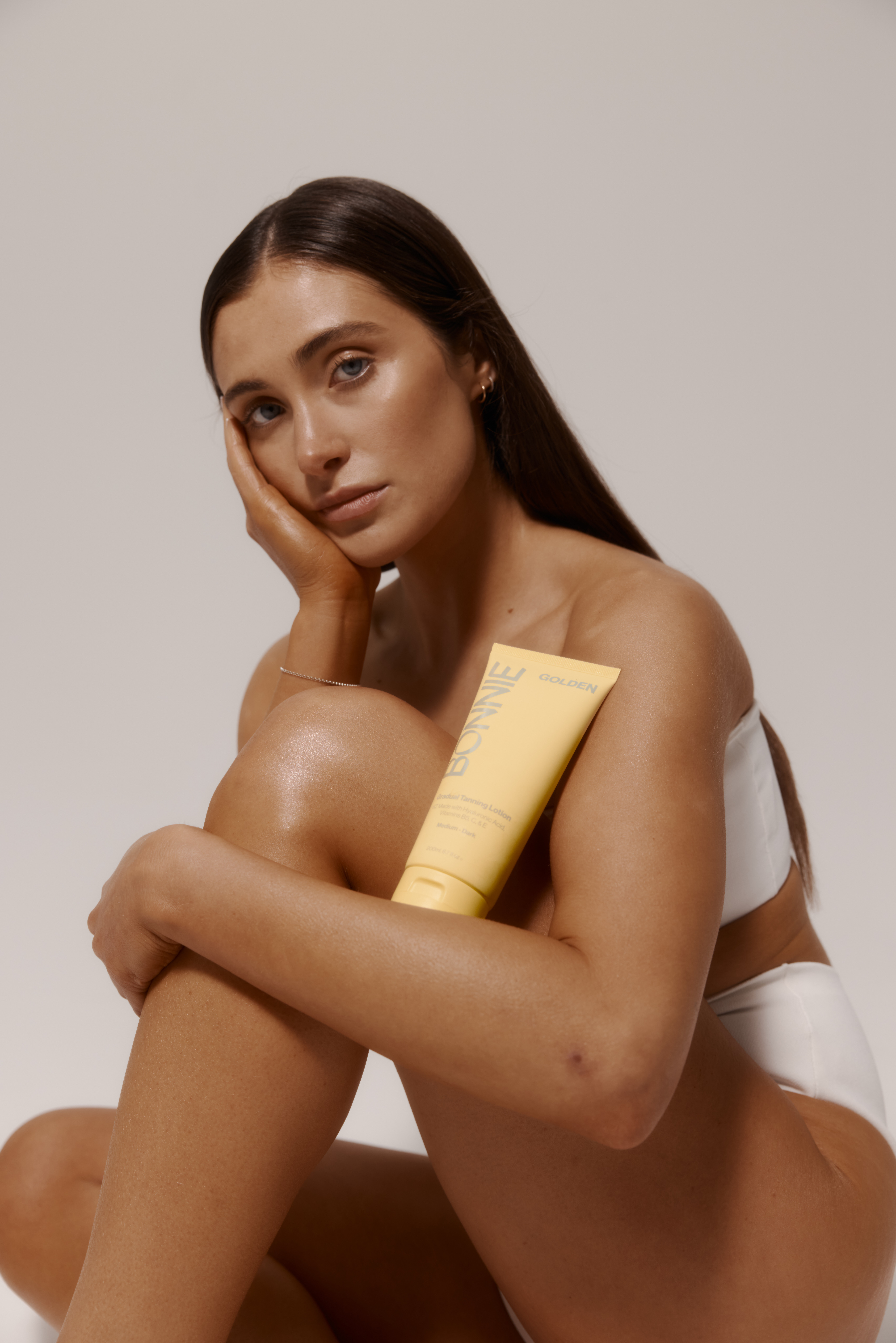 The range highlights nourishing ingredients including hyaluronic acid and squalane to keep limbs moisturised. Photo / Holly Sarah Burgess