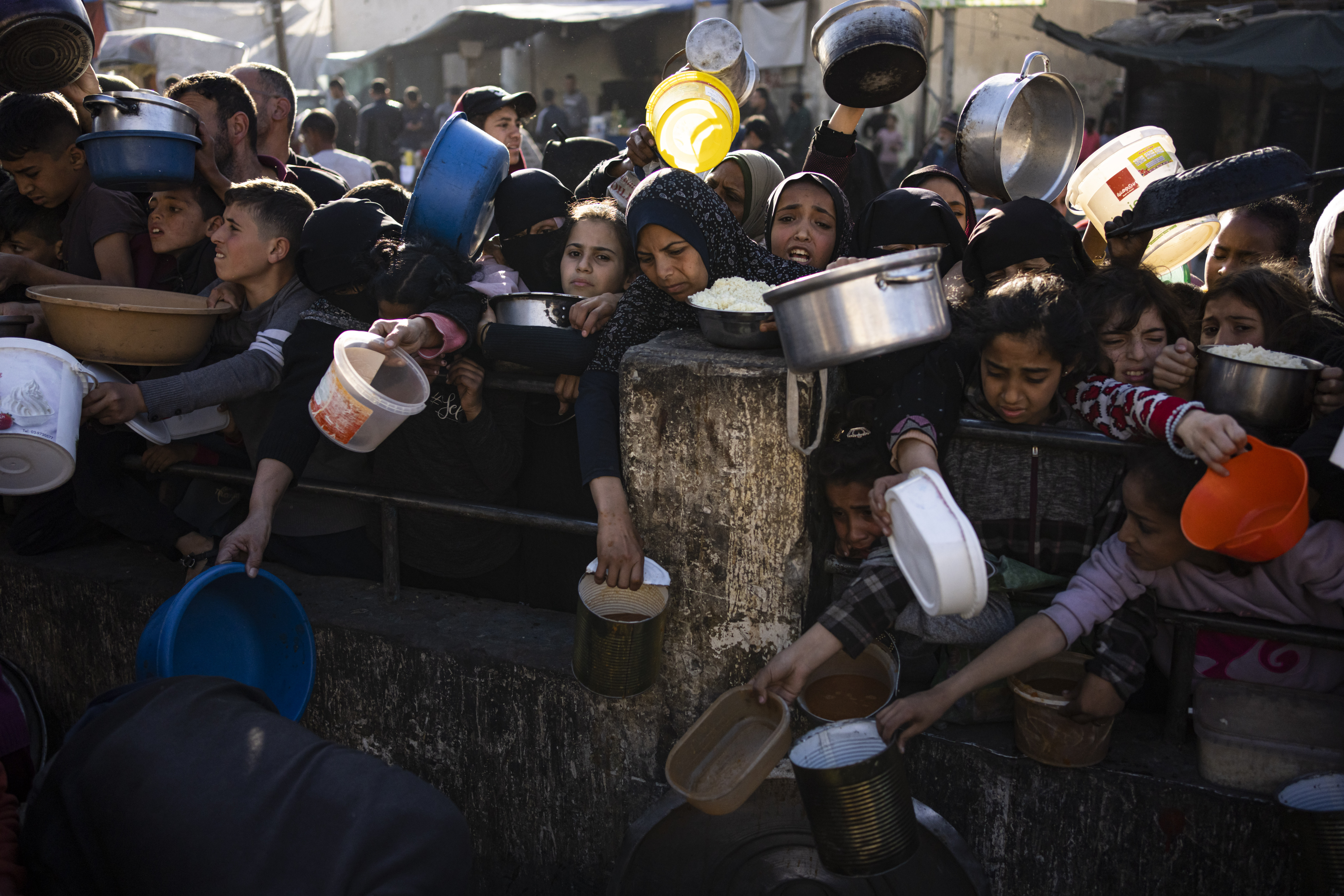 Delivering aid to the Palestinian people has become a matter of urgency. Photo / AP
