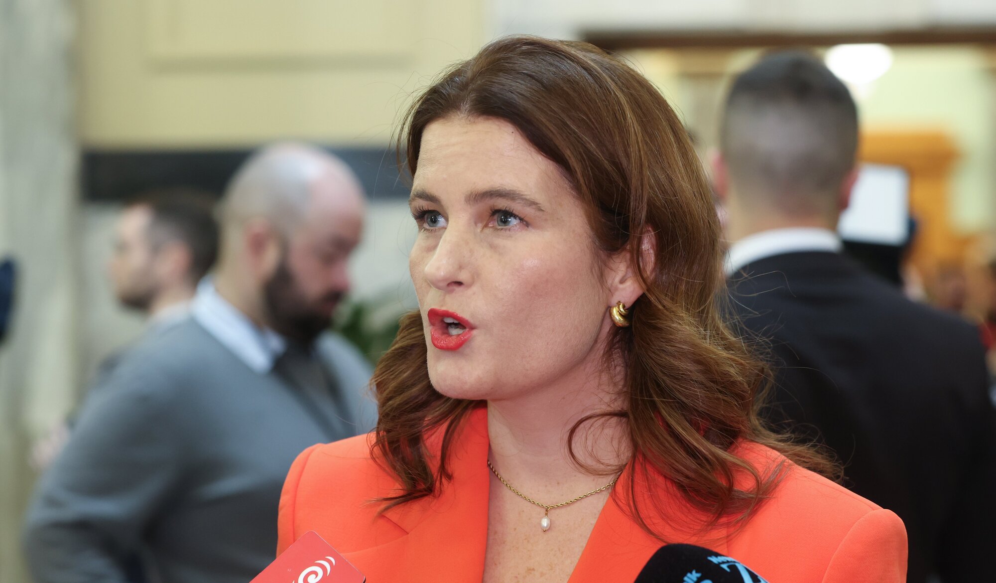 Finance Minister Nicola Willis said the Government had been working with Wairoa to help prevent future flood events on the river. Photo / NZME
