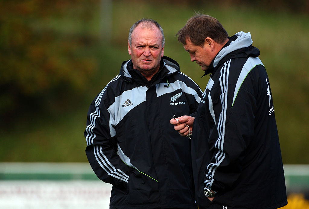 Graham Henry and Steve Hansen in 2009. Photo / Getty Images