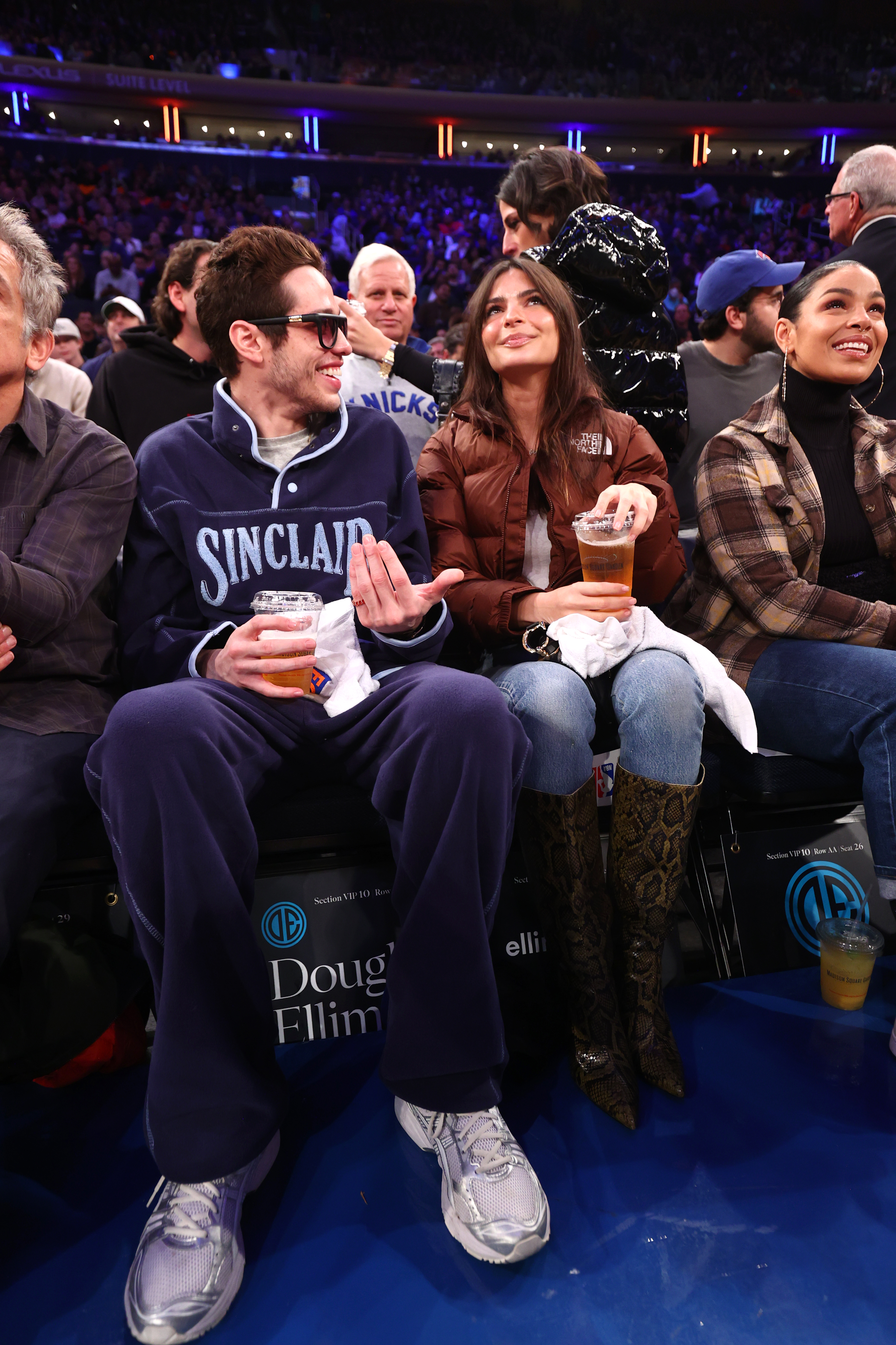 Pete Davidson and Emily Ratajkowski reportedly first hit it off when they were introduced by a mutual friend. Photo / Getty Images