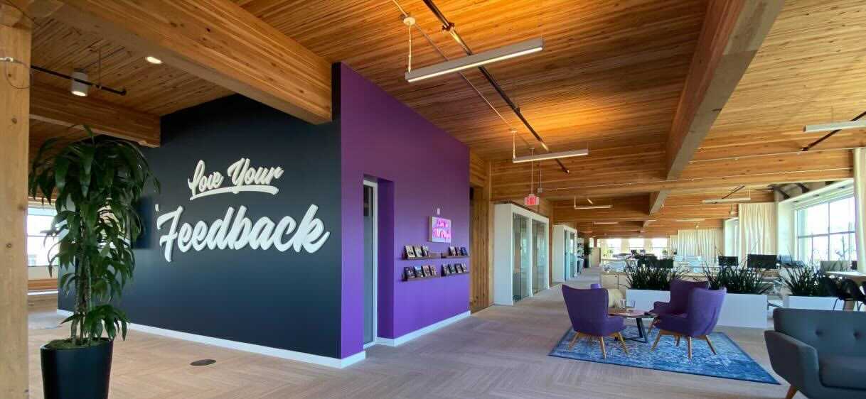 AskNicely currently has most staff working remotely, but has retooled its offices - based on feedback - for more collaboration on their return. Photo / Supplied