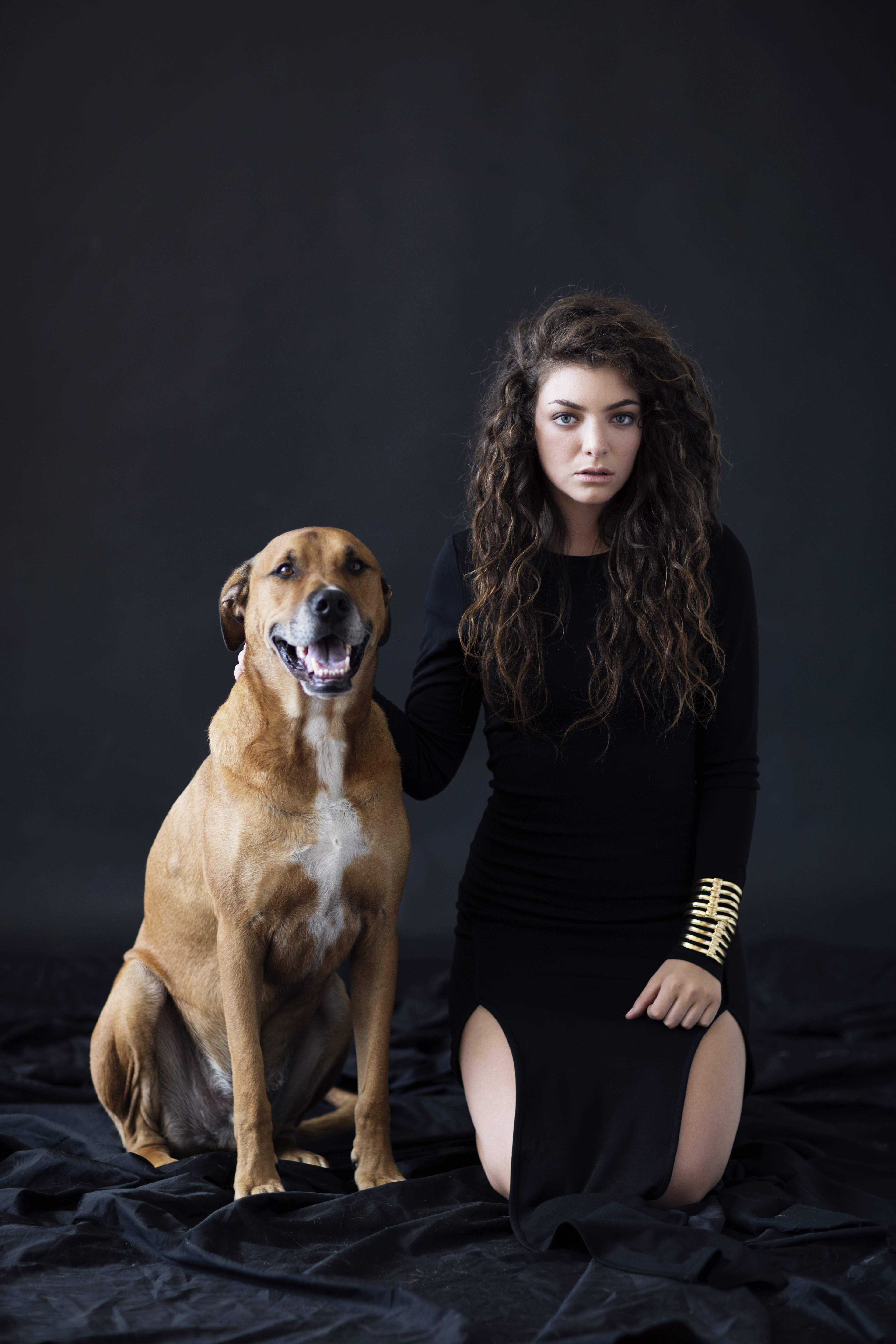 Lorde's first official press photo. Photo / Supplied