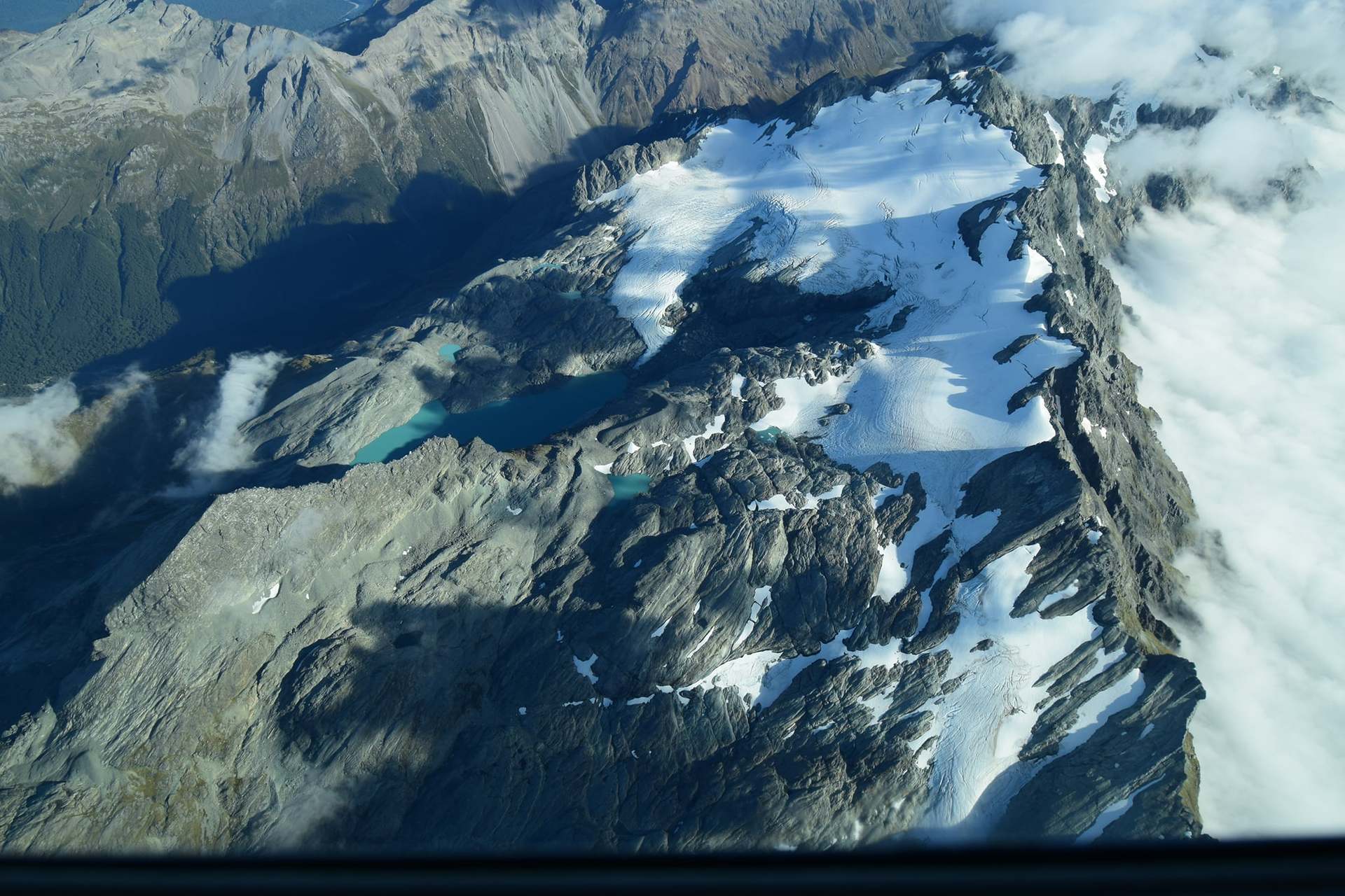 Park Pass Glacier in Mt Aspiring National Park, as viewed at the end of summer. Photo / Warren Chinn