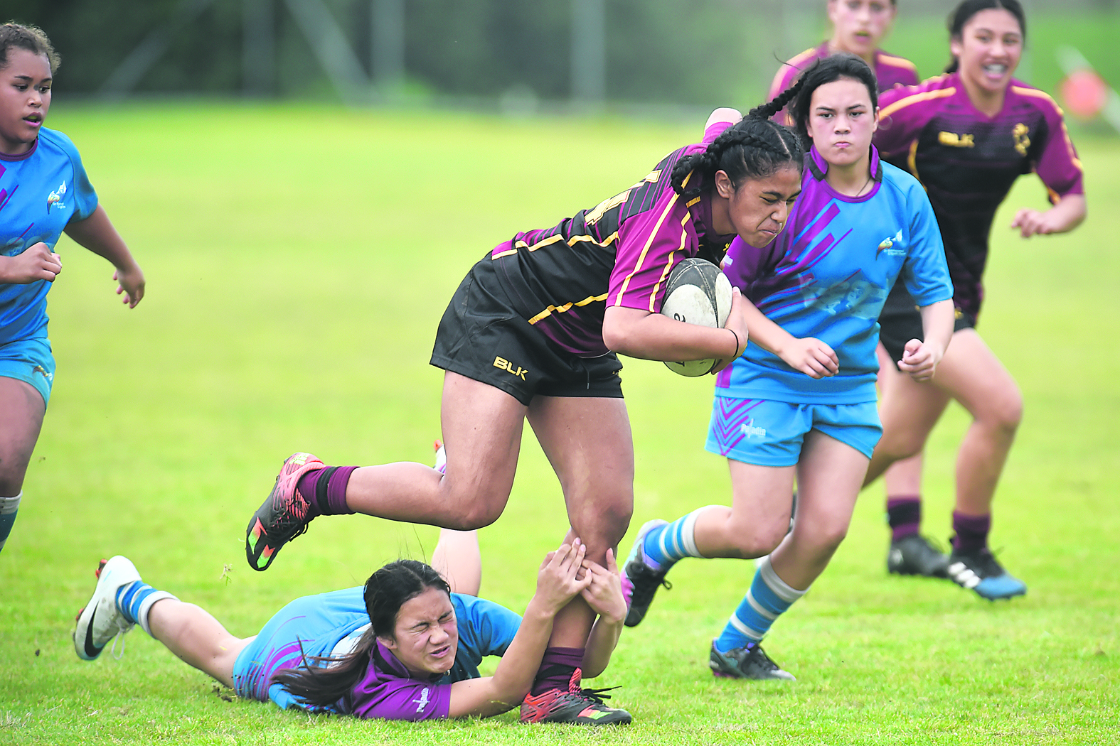 The number of females playing rugby has increased in recent years. 