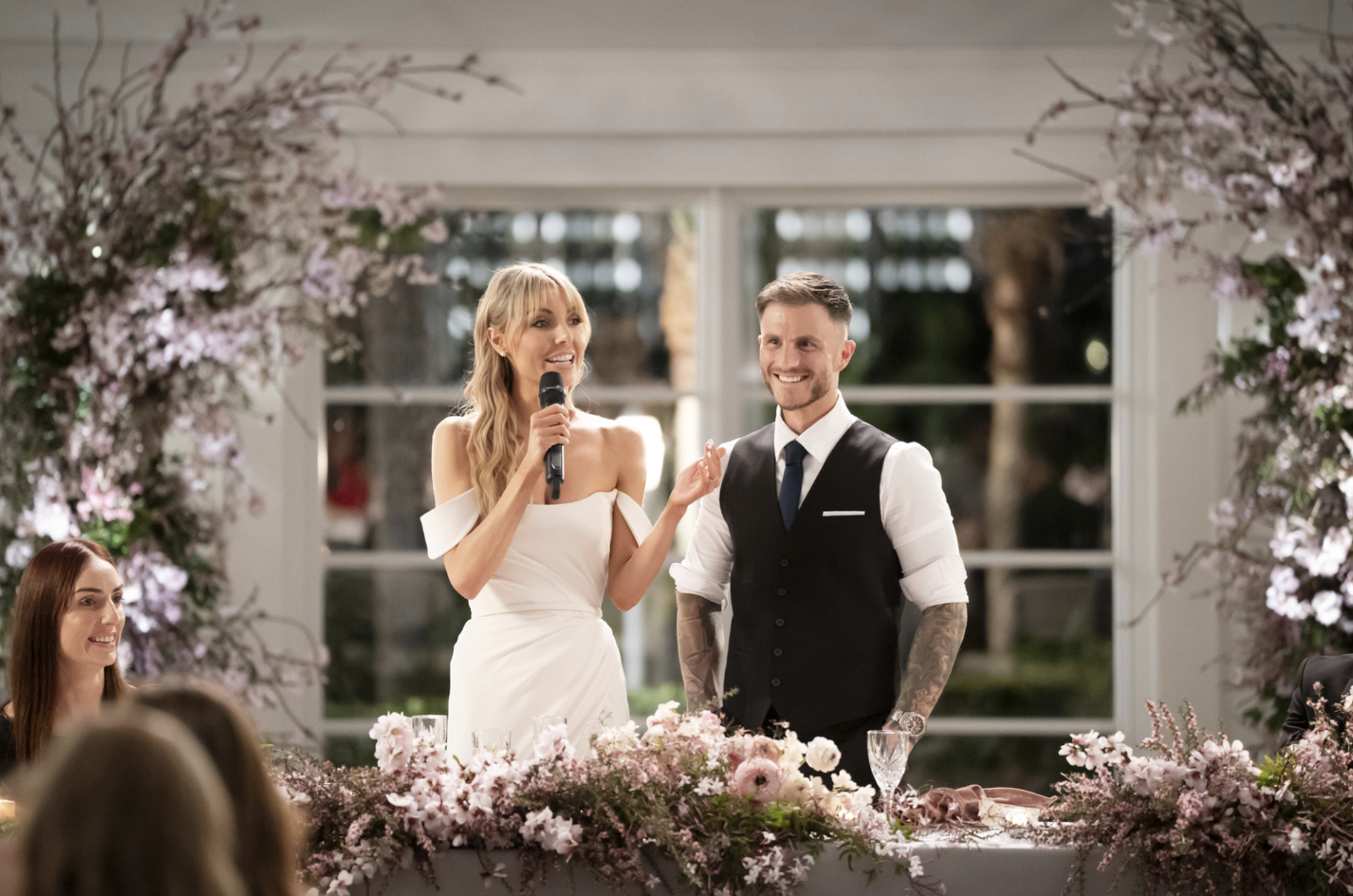 Ash and Madeleine had an interesting wedding, to say the least. Photo / Warner Bros. Discovery