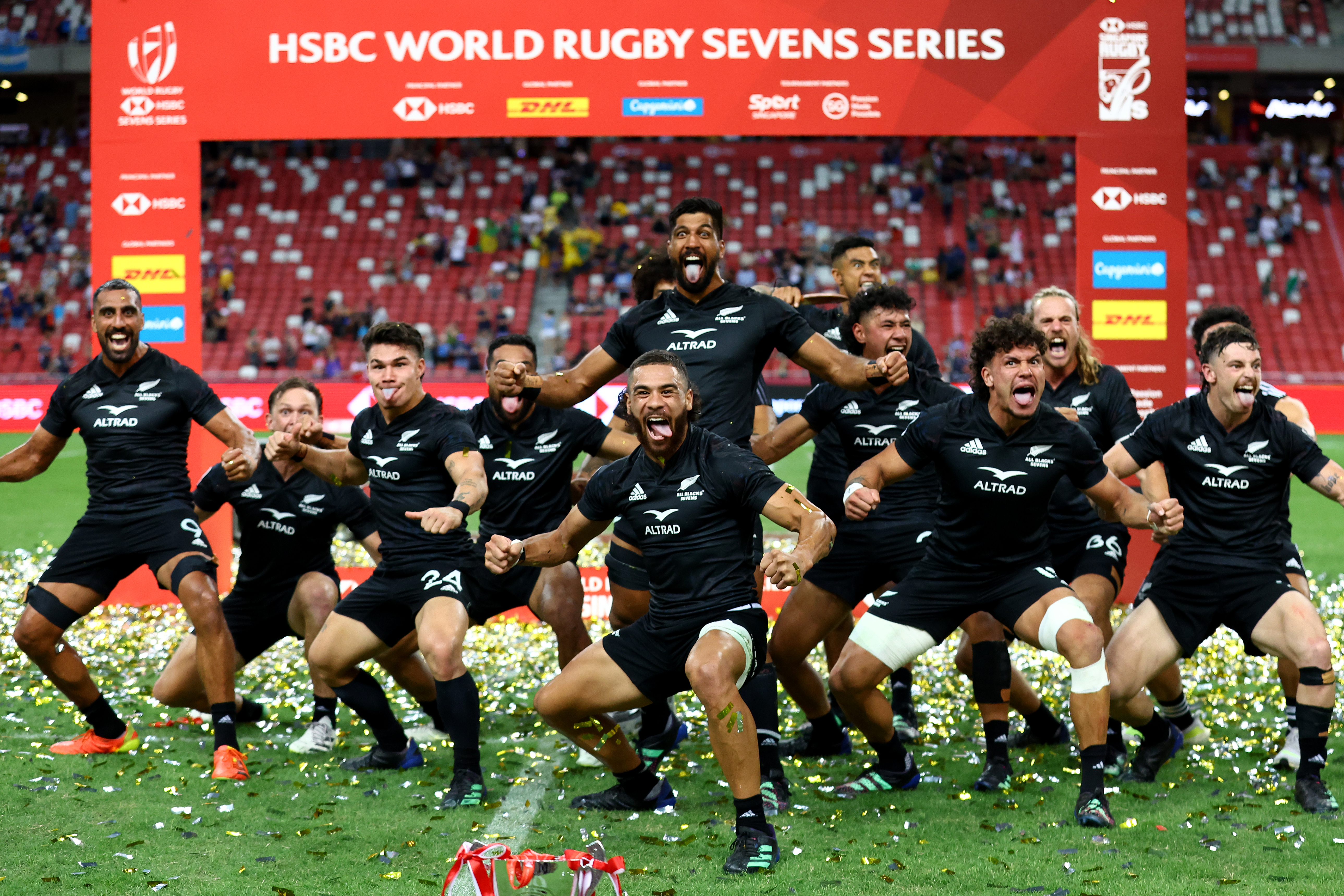 Rugby Sevens All Blacks Sevens win first Singapore title, qualify for Paris Olympics