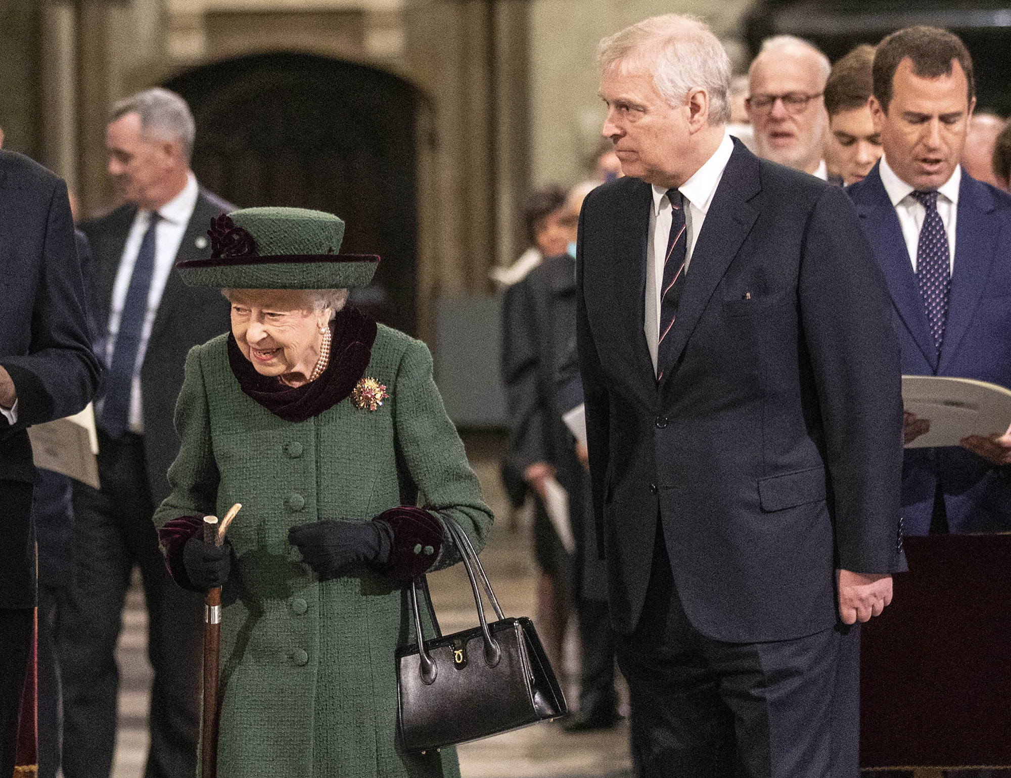 Britain's Queen Elizabeth II and Prince Andrew in 2022. Photo / AP