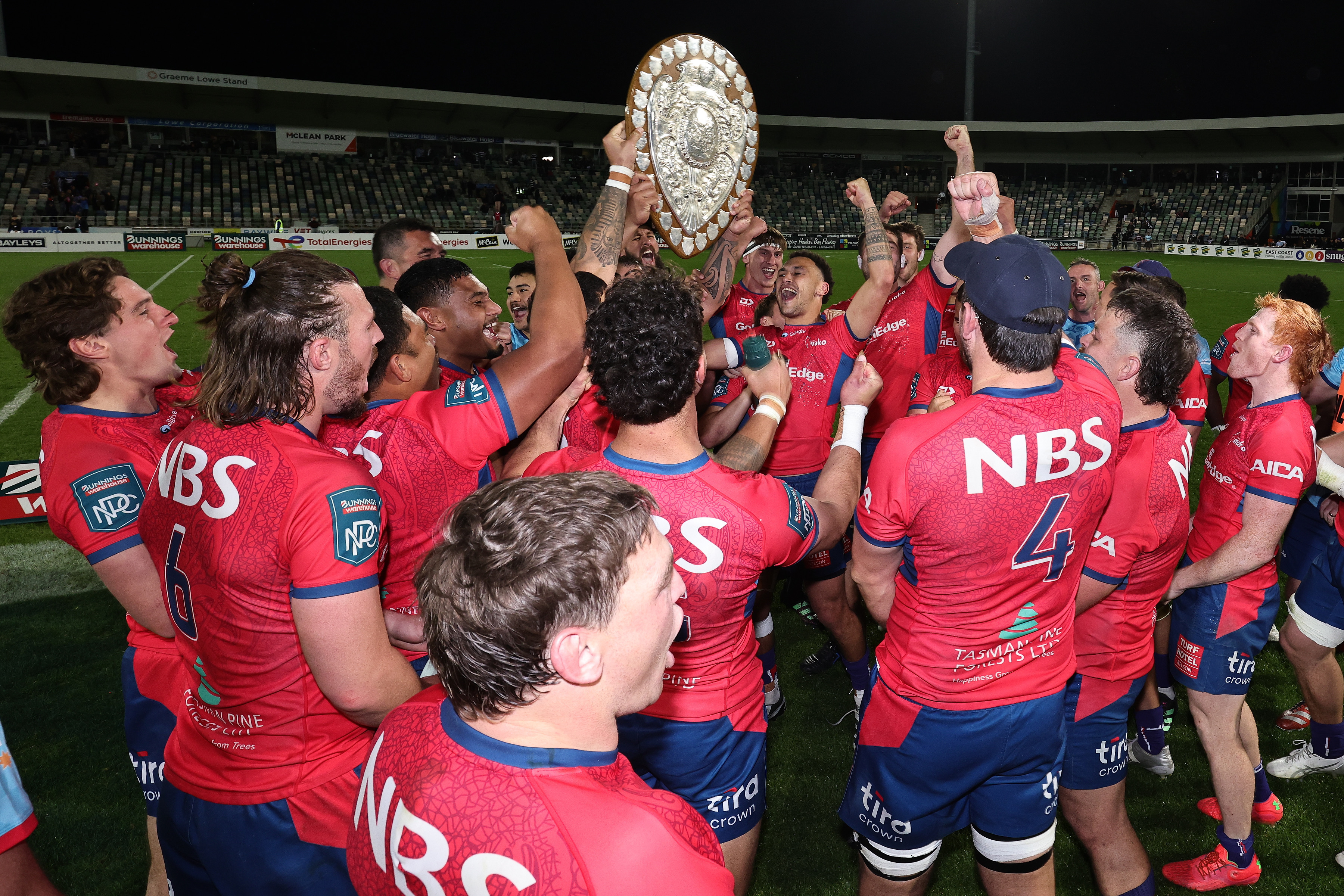 Tasman beat Hawke's Bay to win the Ranfurly Shield. Photo / Photosport