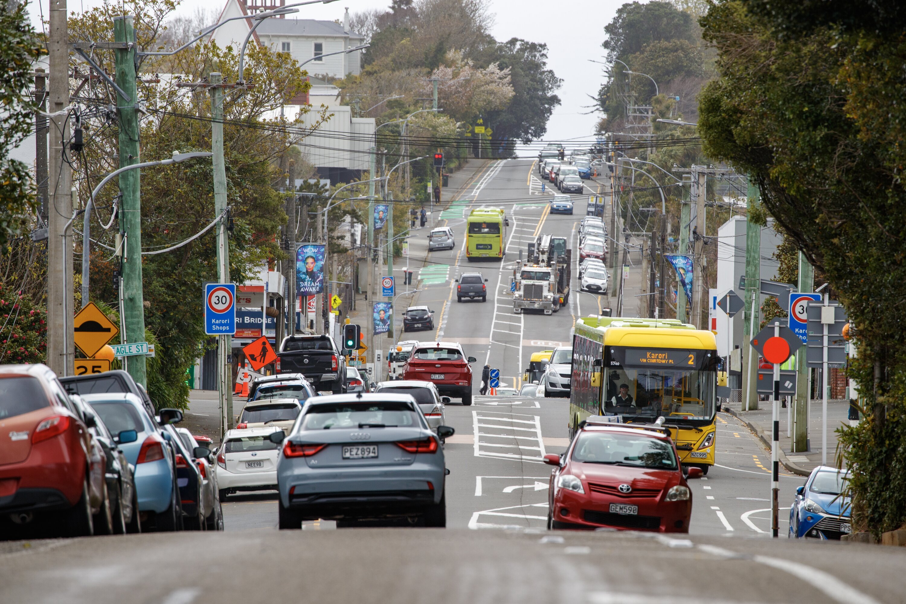 Judy Rohloff says council traffic improvements in Karori are making the suburb worse. Photo / Mark Mitchell