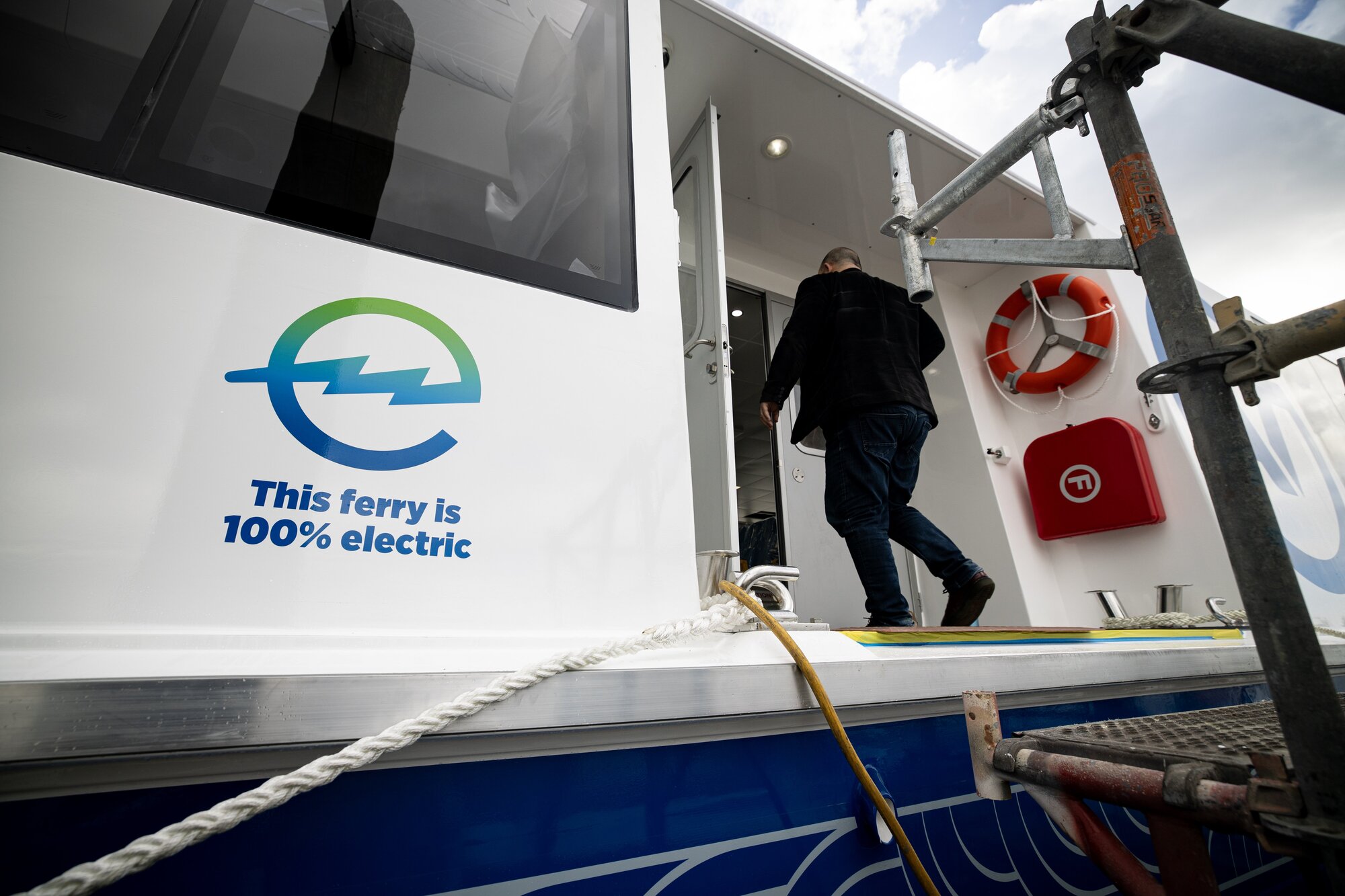 The electric ferries, funded by a mix of local and central government funding, will be owned by Auckland Transport and operated by Fullers. Photo / Dean Purcell