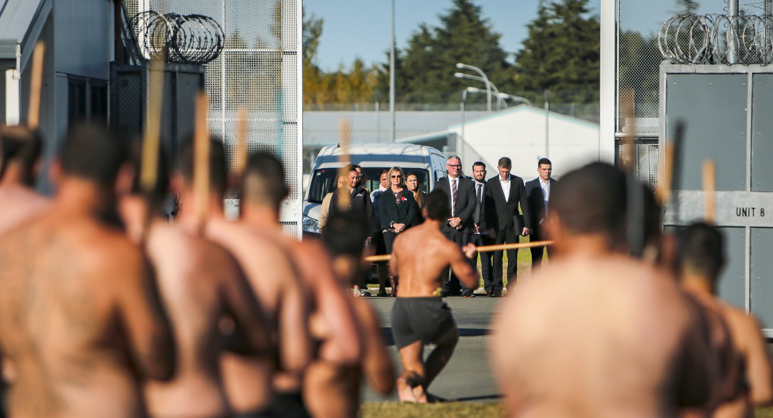 Labour's Te Tai Tokerau candidate Kelvin Davis during his mahi as Corrections Minister visiting Hawke's Bay Prison, Mangaroa. Photo / Paul Taylor