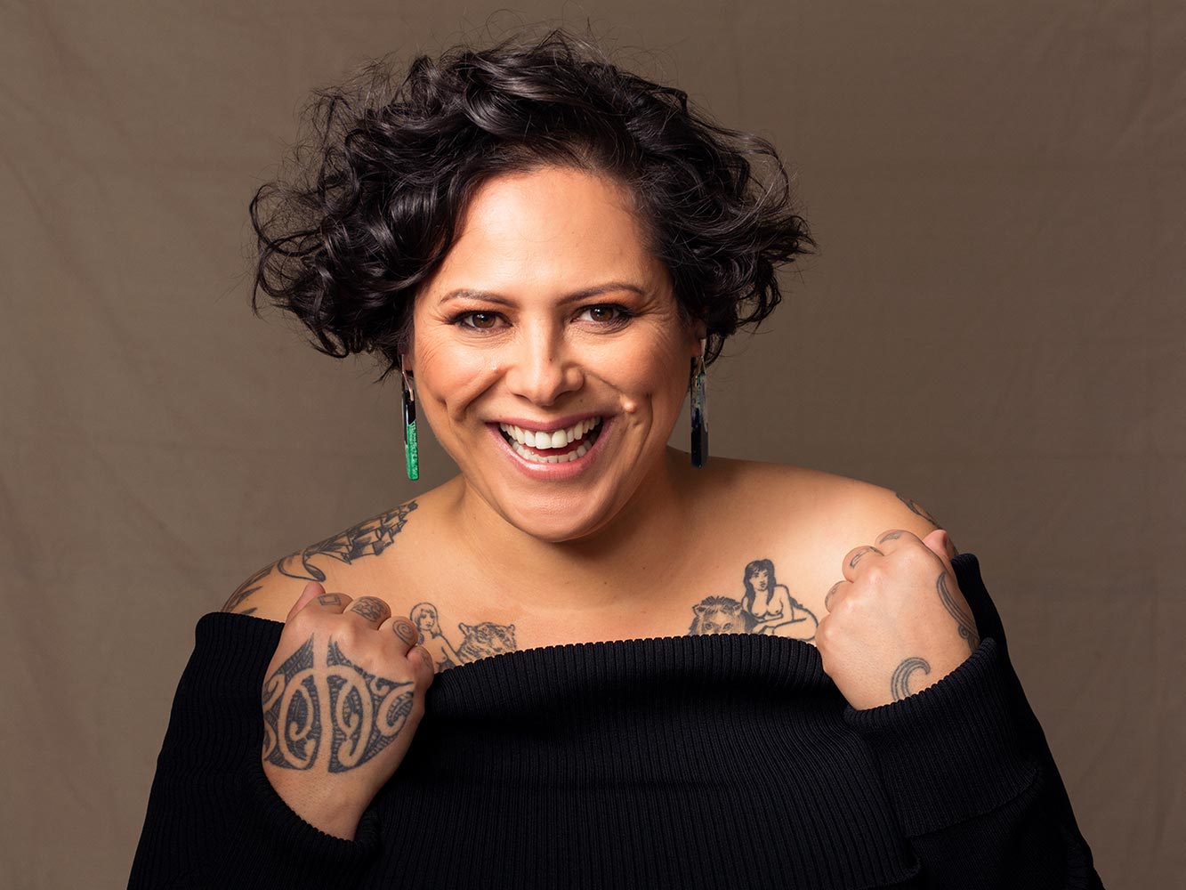 Anika Moa will be compering the show at the lights-on ceremony for Auckland's new Christmas tree this Saturday evening. Photo / Sacha Stejiko