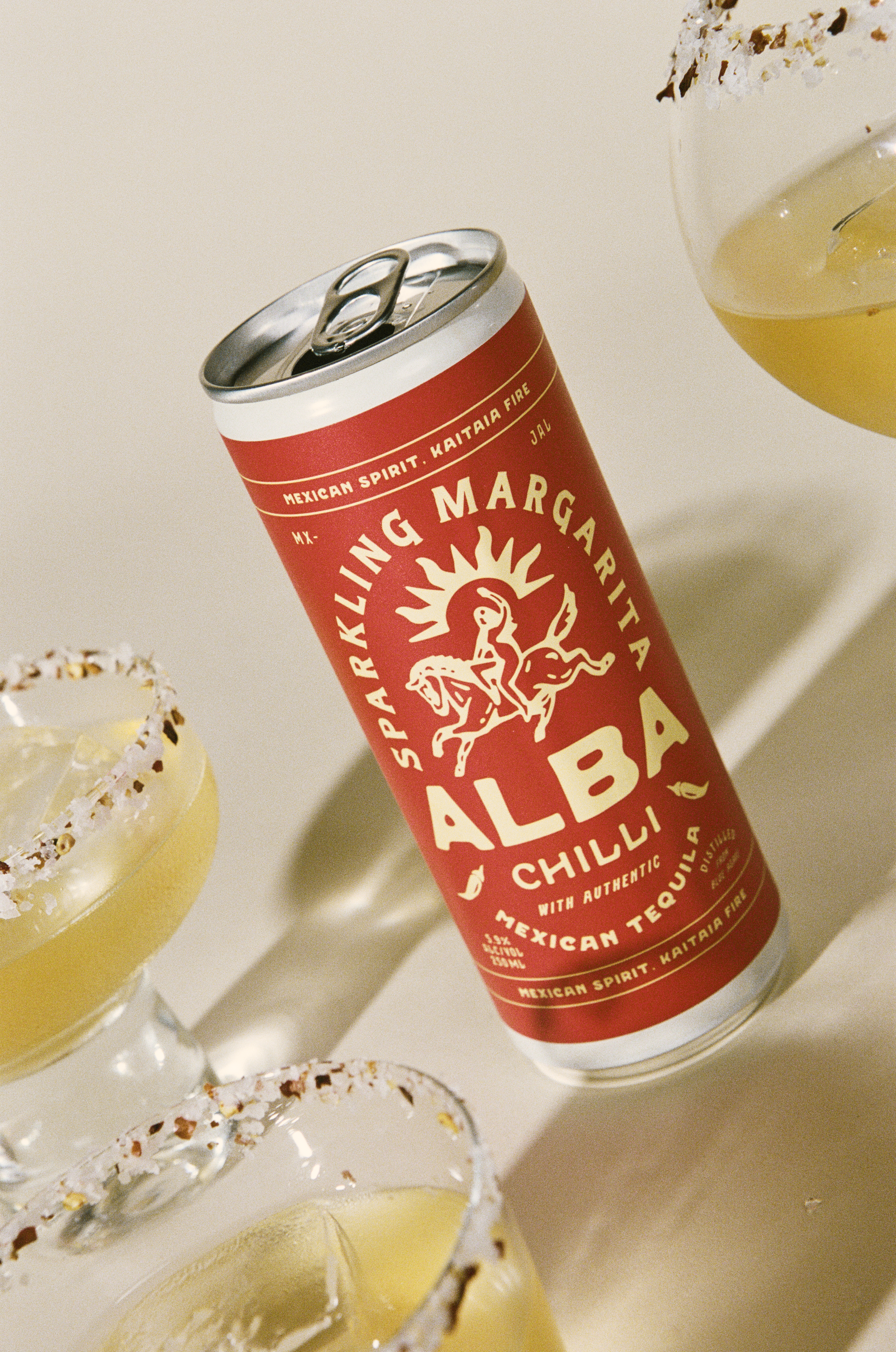 Alba’s spicy new chilli margarita.