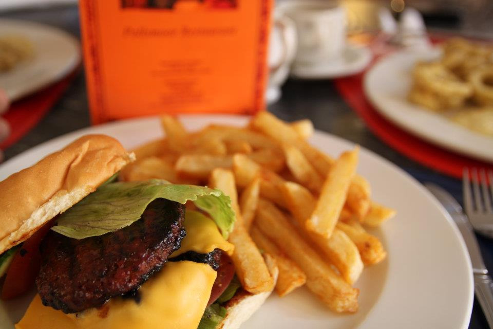 Poolsmor Burger and Chips. Idlanathi Restaurant at Pollsmoor Prison in South Africa is staffed by serving inmates who cook and deliver local fare. Photo / Pollsmoor Prison