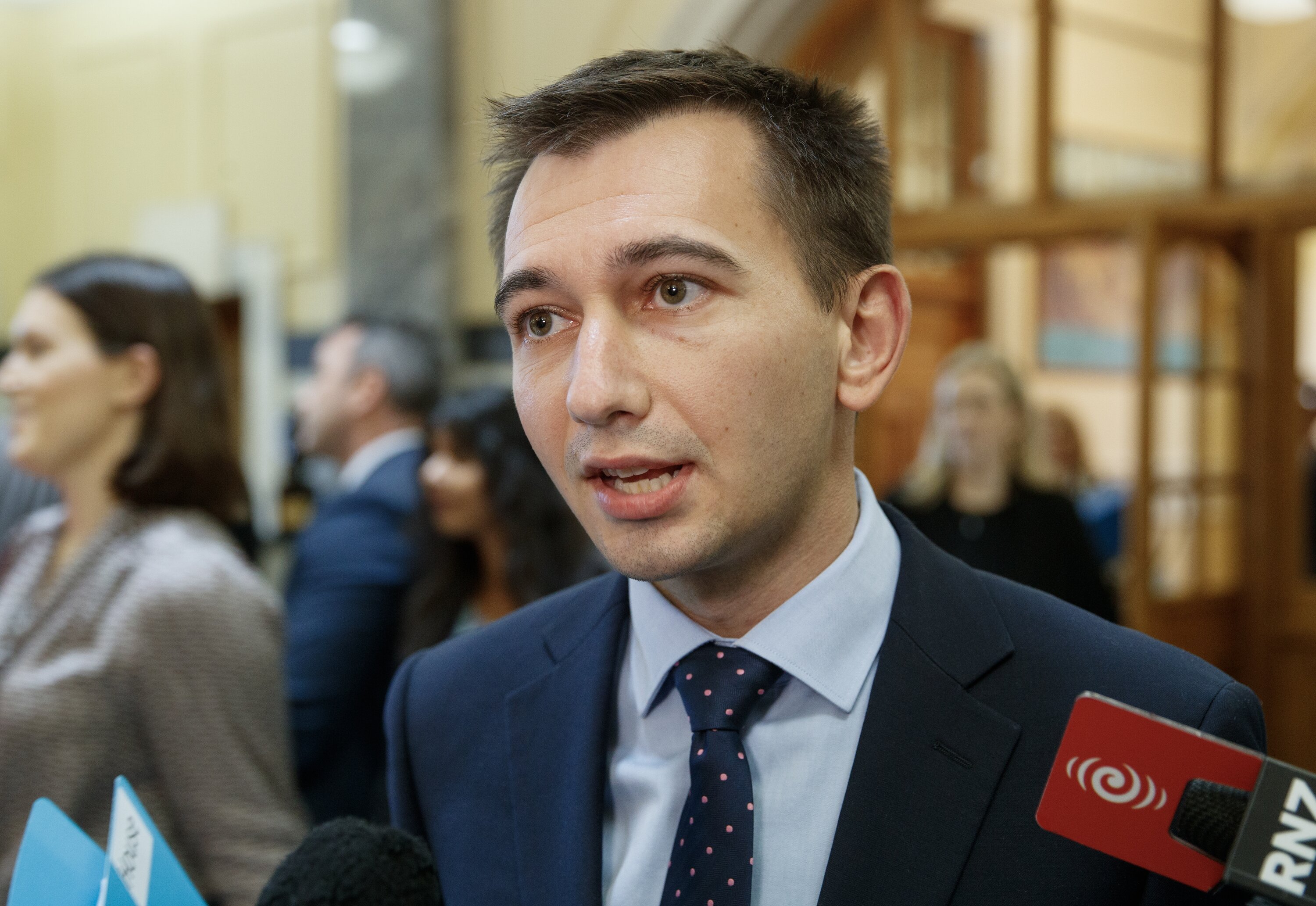 Transport Minister Simeon Brown told Waka Kotahi to change its “branding and communication in media” as soon as possible. Photo / Mark Mitchell 