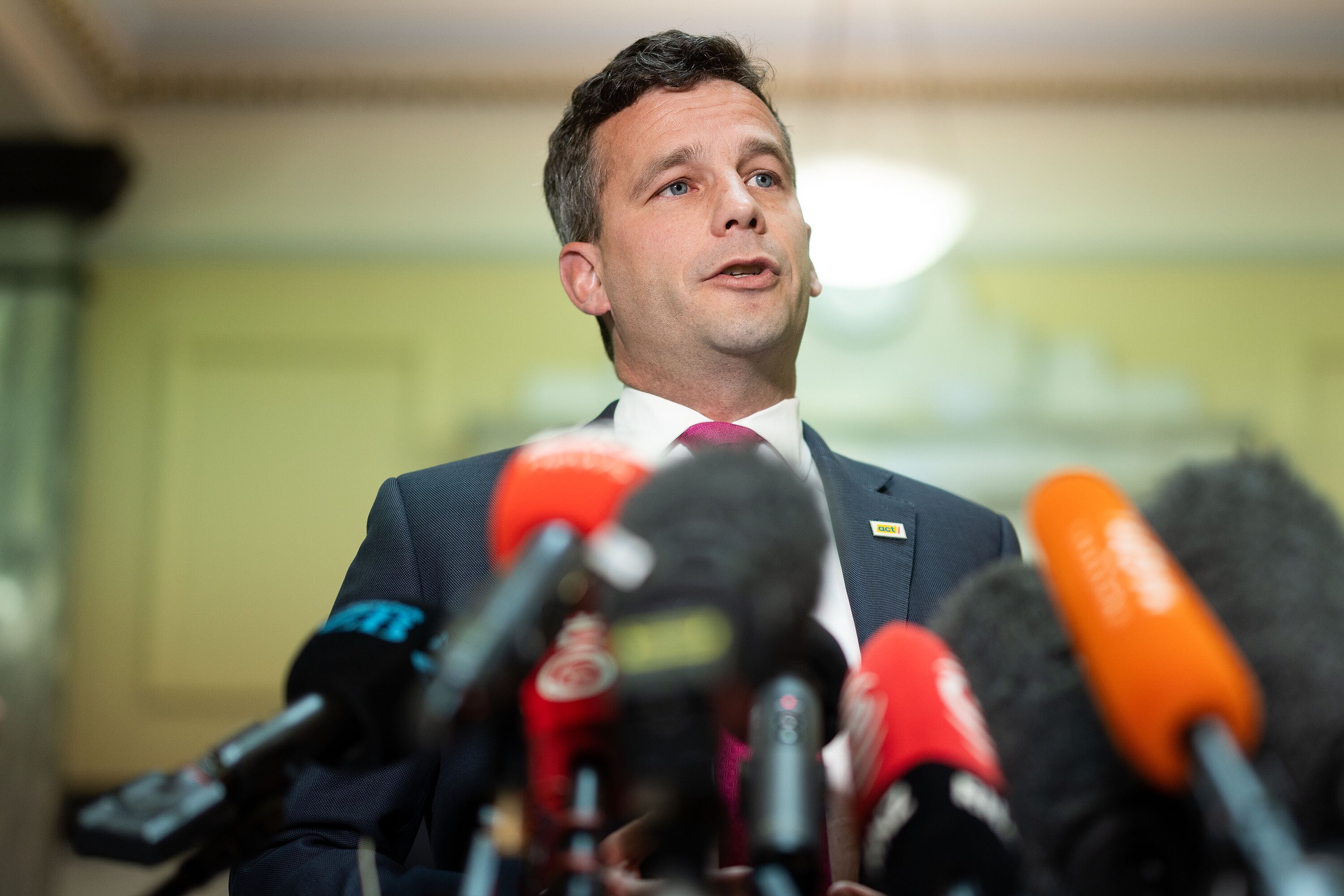Associate education minister David Seymour at Parliament. Photo / Marty Melville