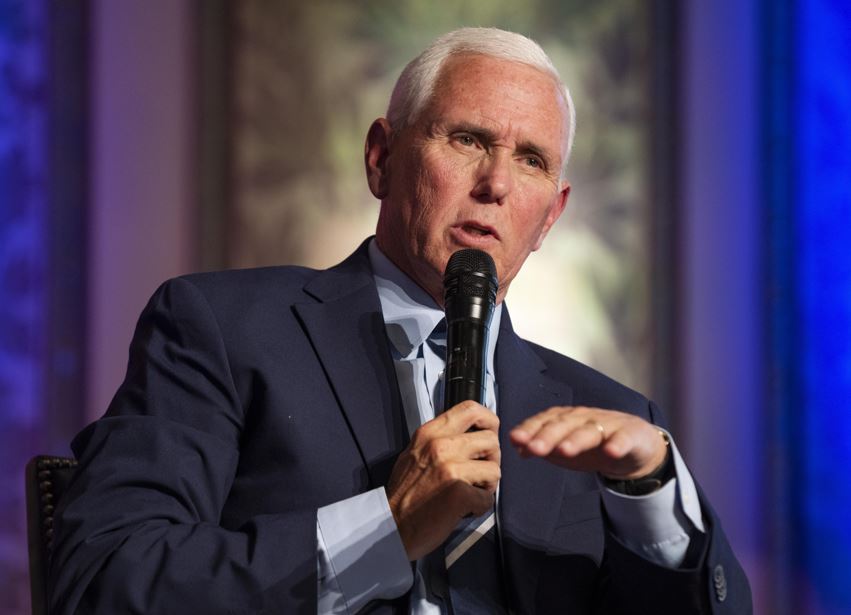Former US vice-president Mike Pence says he will not be backing Donald Trump in the 2024 election. Photo / AP