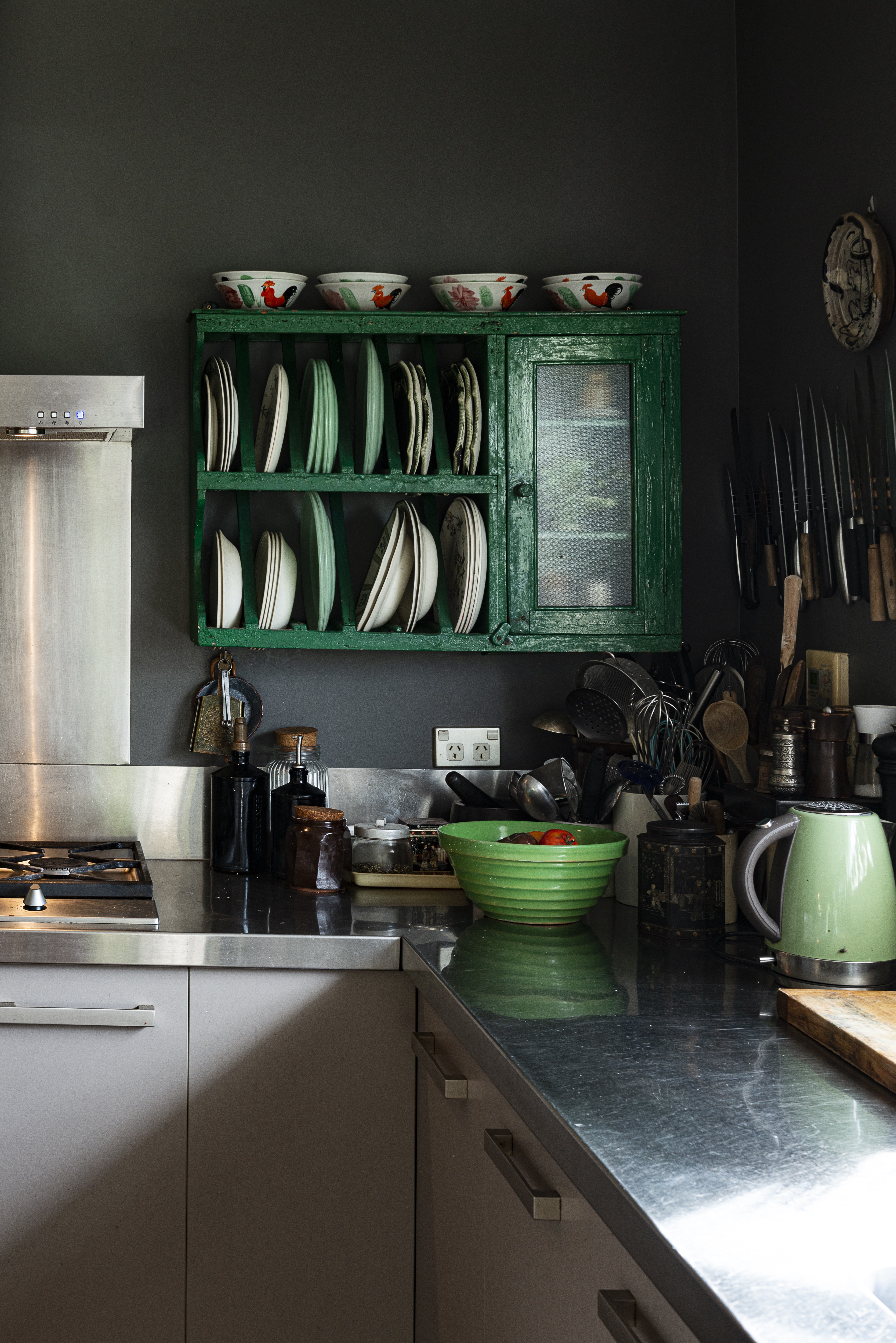 Wall-mounted storage. Photo / Cave Bureau
