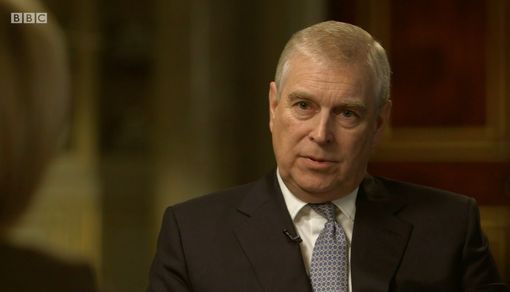 Prince Andrew on BBC Newsnight. Photo / BBC