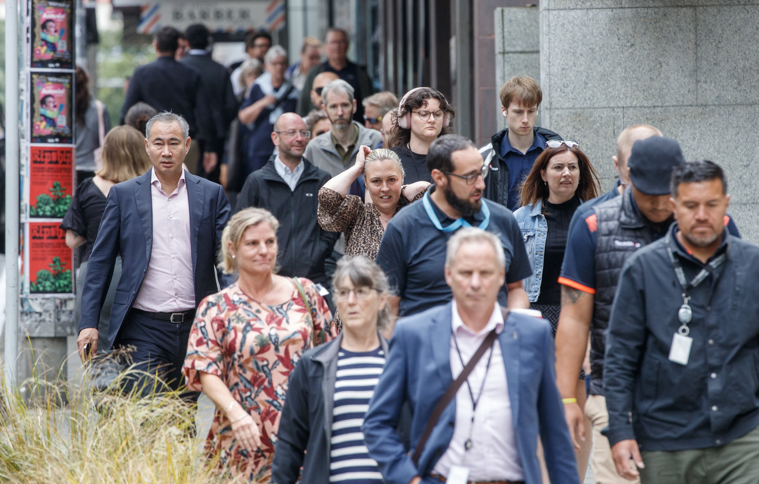 Pubic servants on The Terrace in Wellington CBD. Photo / Mark Mitchell