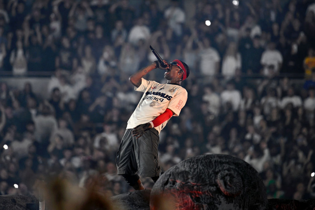 Travis Scott is bringing the Circus Maximus World Tour to Auckland. Photo / Getty Images
