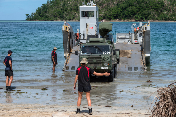 NZDF used SurfZoneView to support beach landings on a recent mission in Fiji.