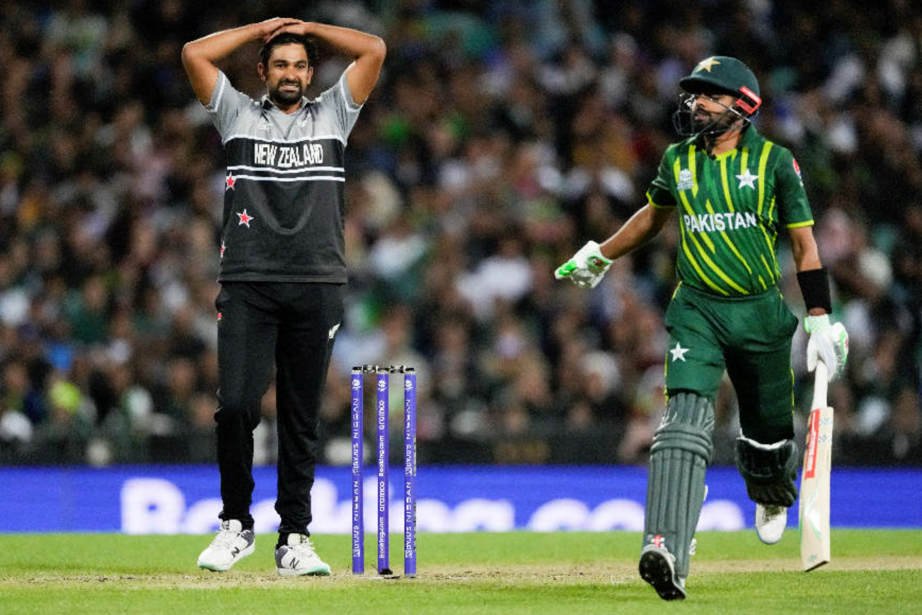 Ish Sodhi and the Black Caps were outplayed by Pakistan. Photo / AP