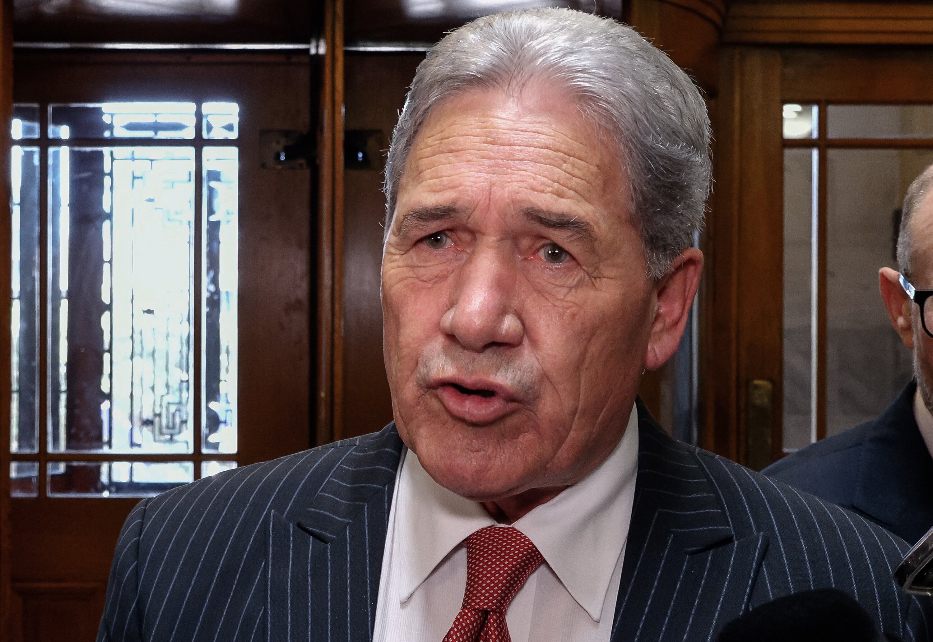 Foreign Minister and Deputy Prime Minister Winston Peters shortly before leaving on his current overseas trip. Photo / Mark Mitchell