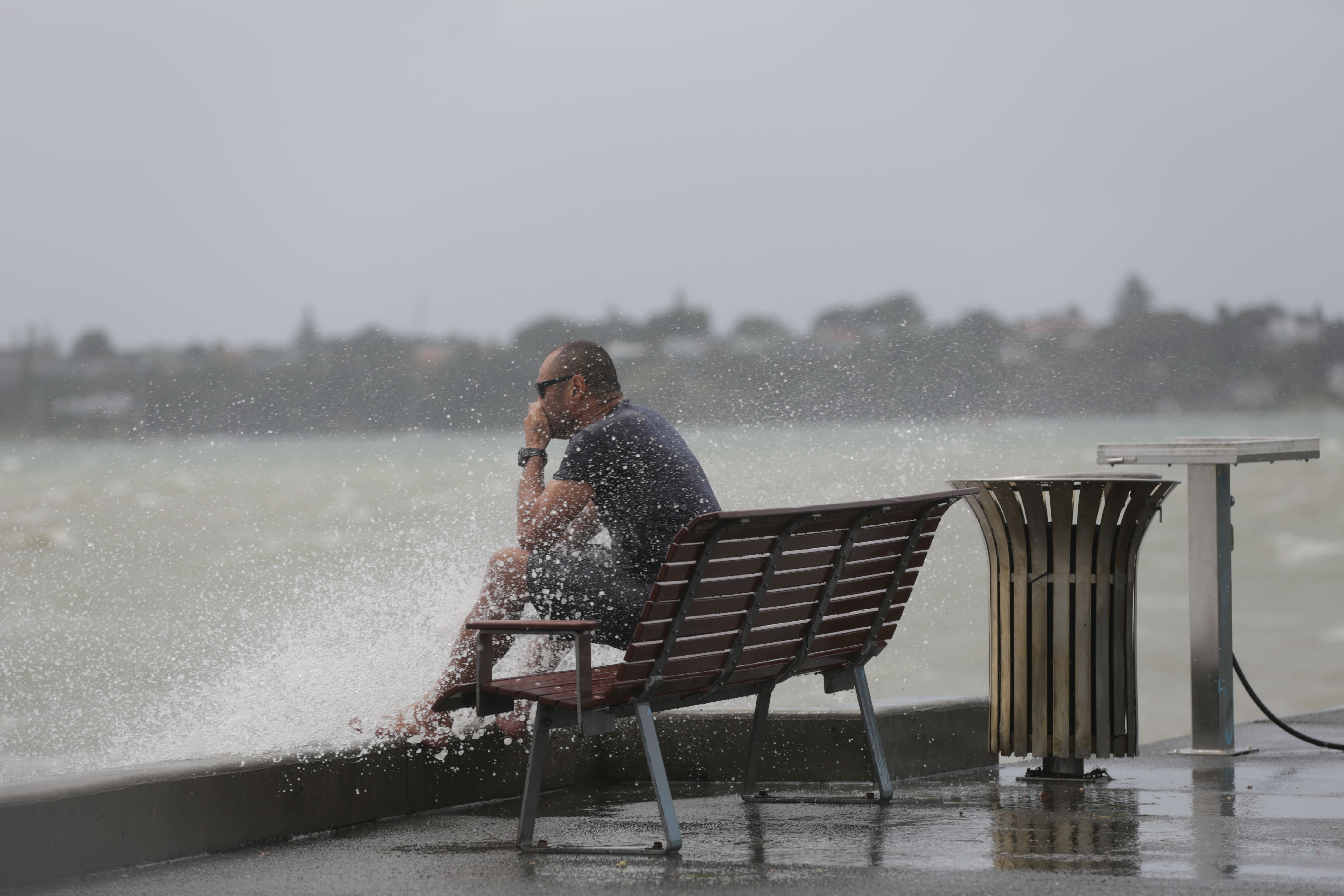 Strong gales gusting at speeds of up to 130km/h will blast parts of the South Island throughout this morning. Photo / Syvlie Whinray