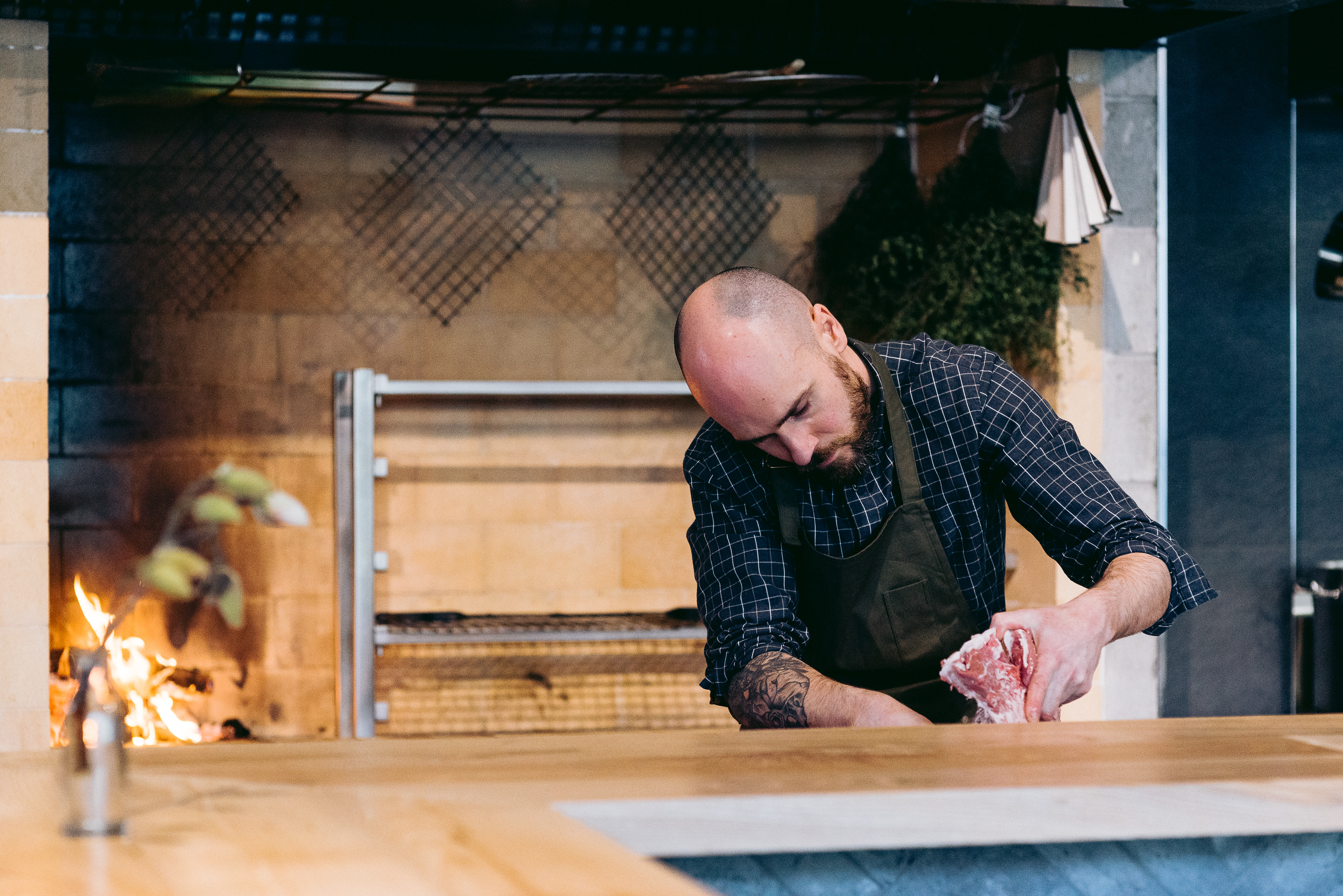 Pasture owner and chef Ed Verner. Photo / Josh Griggs