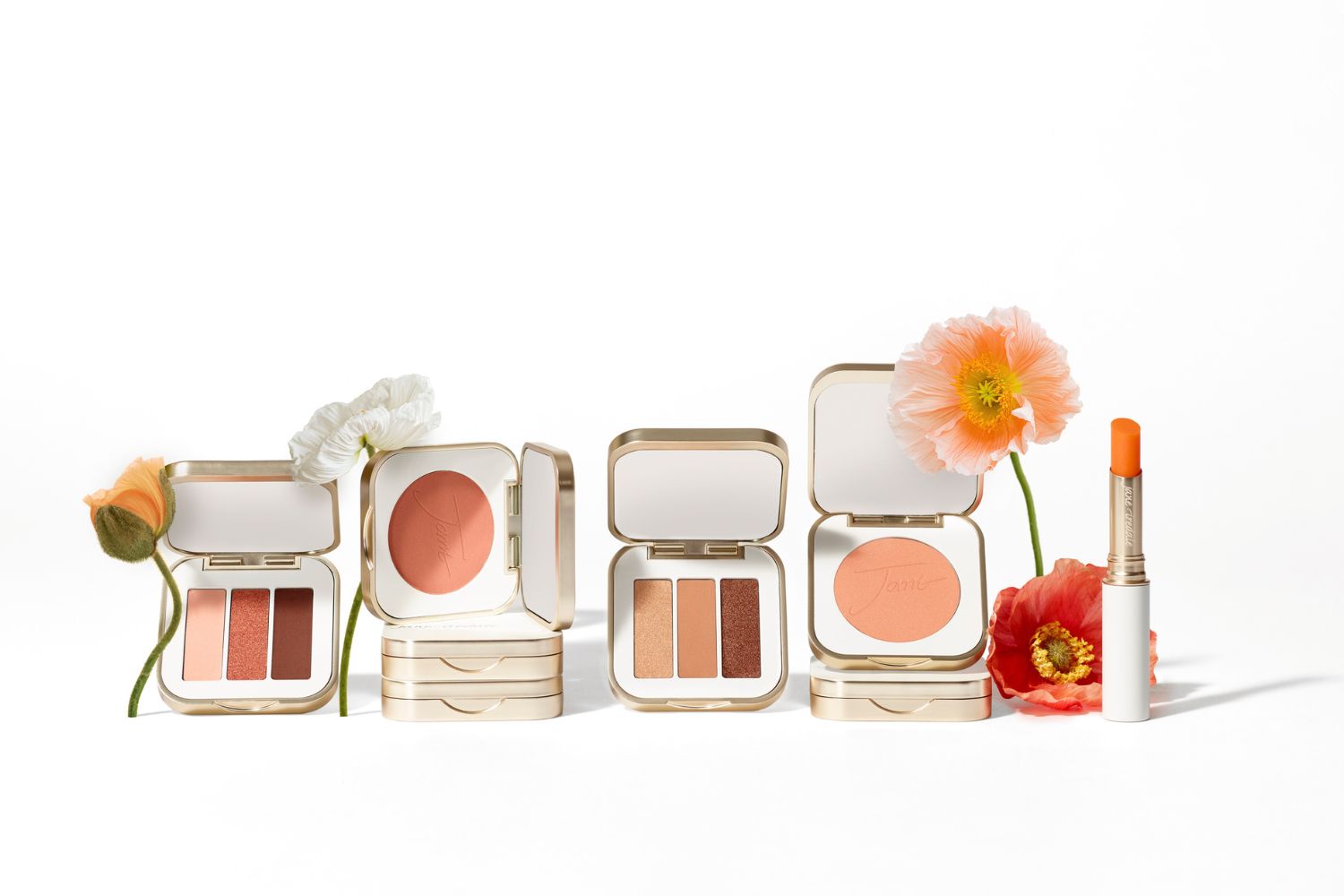 The new Ready To Bloom collection extends to five peachy-toned products for lips, eyes and cheeks.