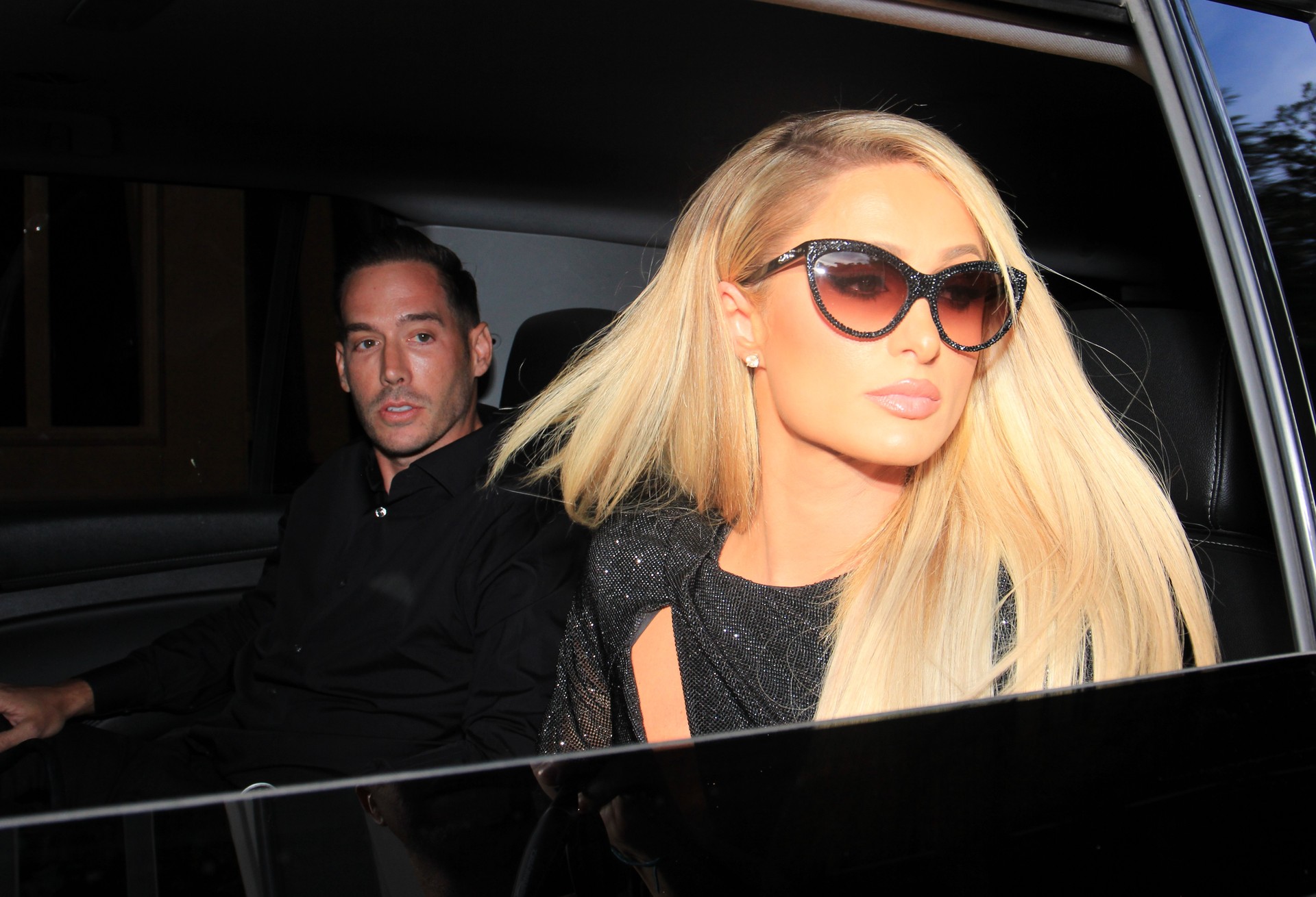 Paris Hilton and Carter Reum are seen arriving at Britney Spears' and Sam Asghari's wedding. Photo / Getty Images