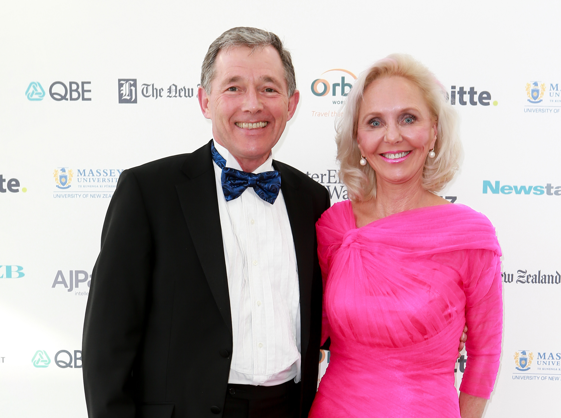 Peter Goodfellow and Desley Simpson. Photo / Norrie Montgomery