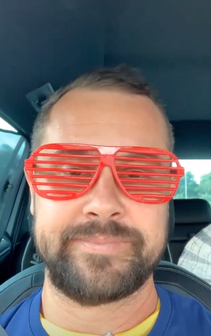 Sam Wallace on the way to the party