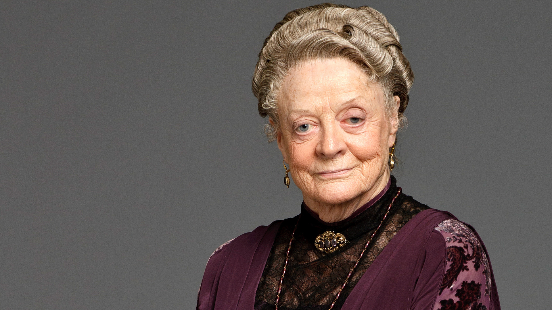 Maggie Smith as the Dowager Countess in Downton Abbey, a role she says changed her life.