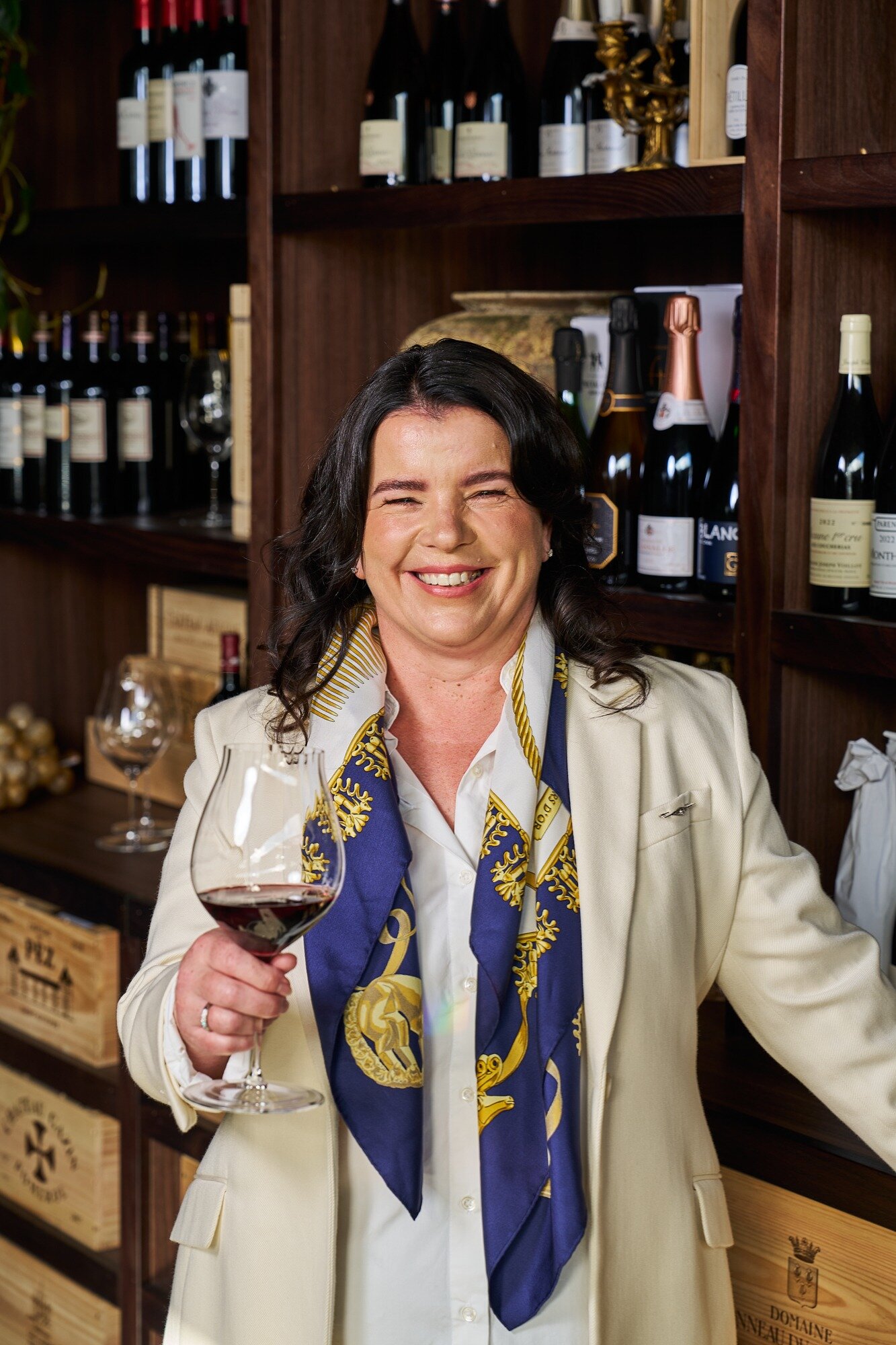 Liz Wheadon, director of wine at Normanby Fine Wine & Spirits. Photo / Lucko Prawito