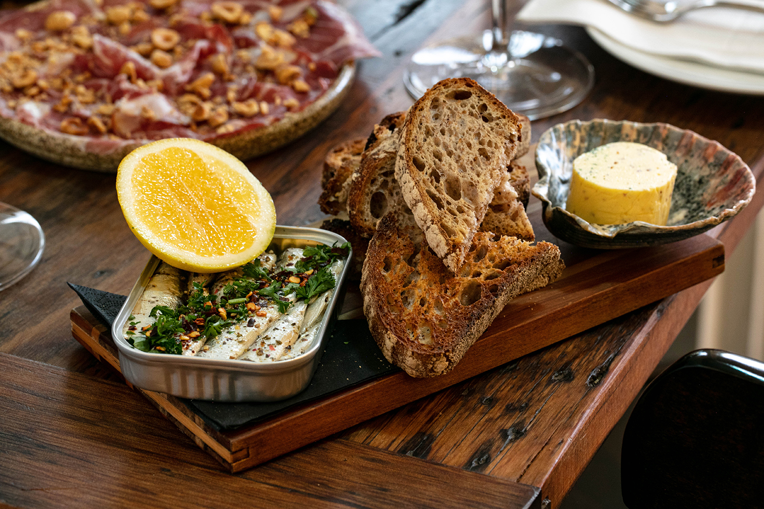 Sardines and ciabatta at Bar Martin. Photo / Babiche Martens