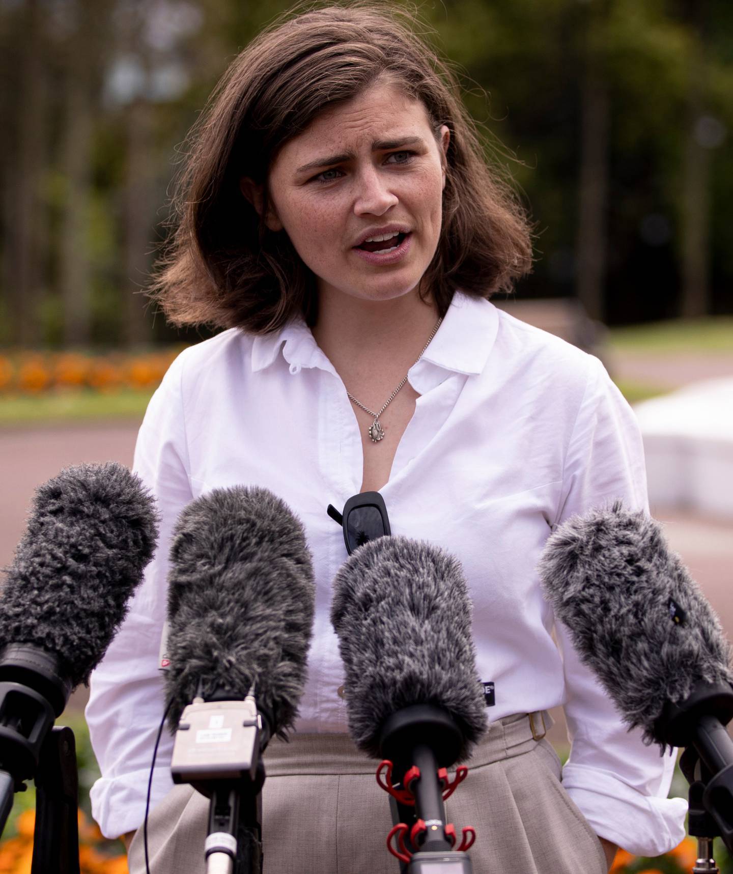Greens MP Chloe Swarbrick reacts to the outcome of the cannabis referendum that was released yesterday. Photo / Dean Purcell